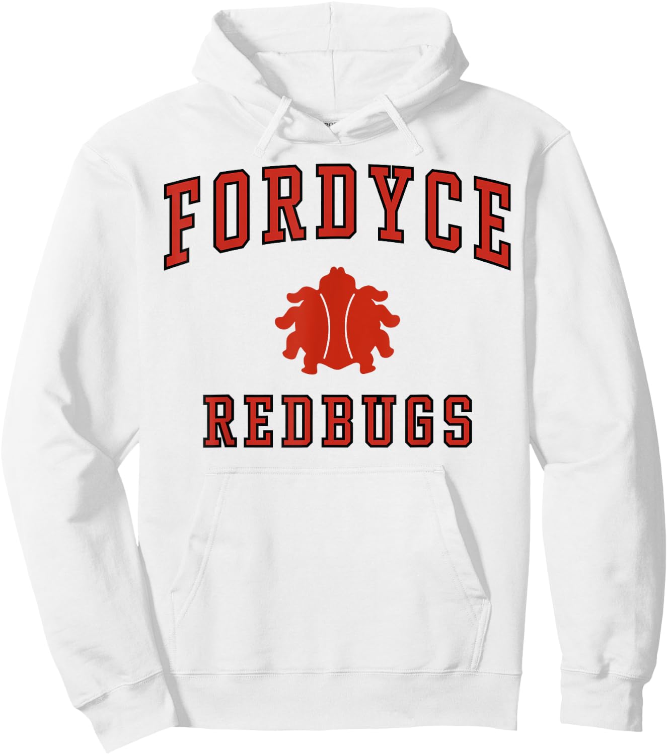 Fordyce High School Redbugs C1 Hoodie - Hoodie | White