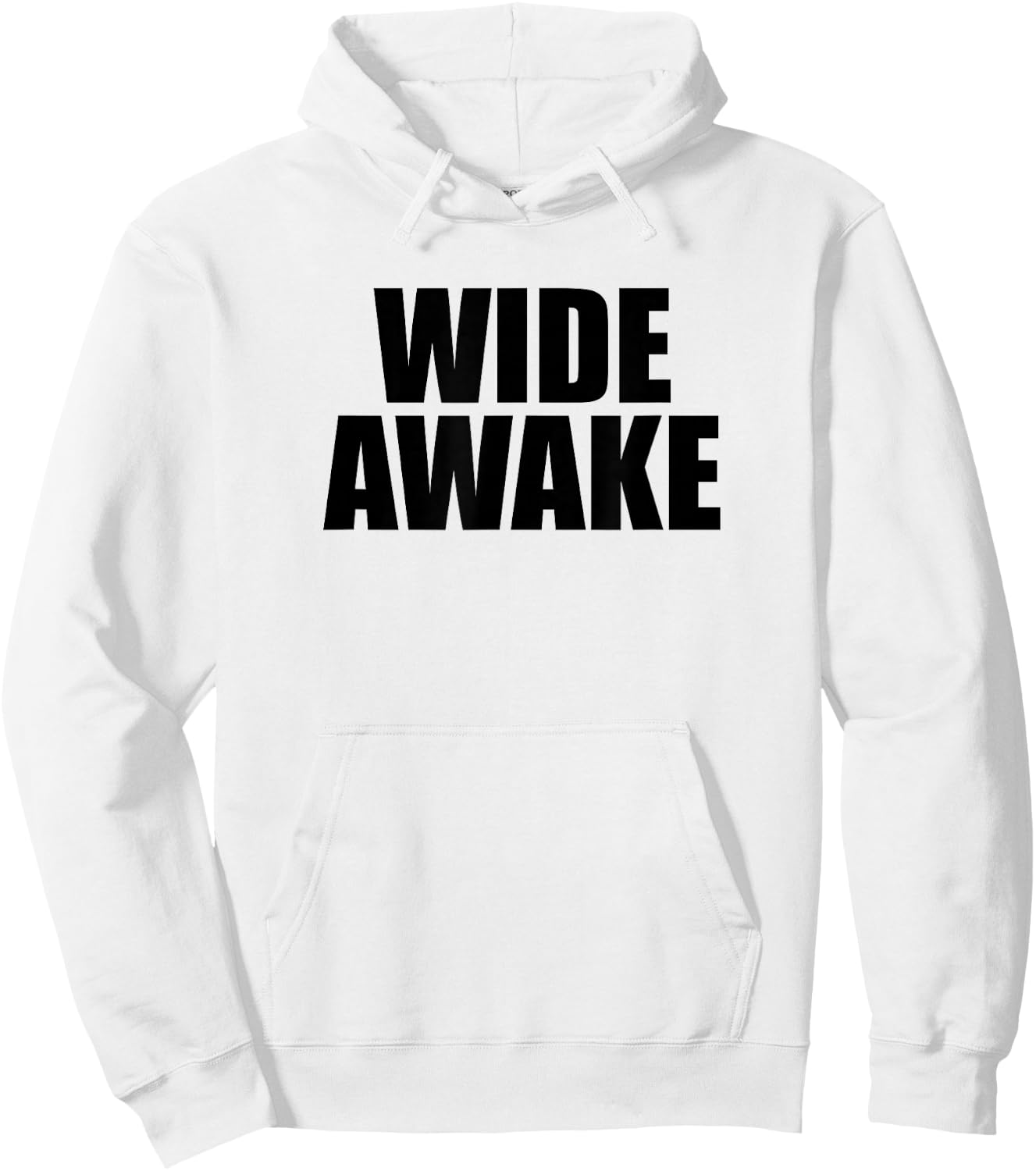 Wide Awake Hoodie - Hoodie | White