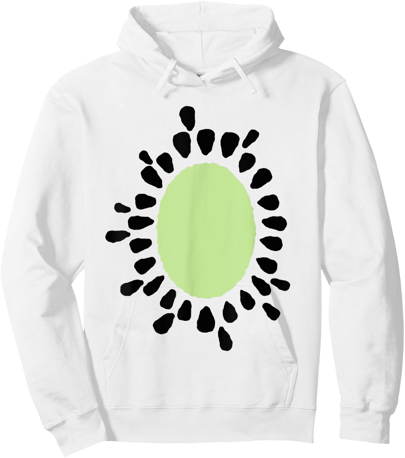 Kiwi Easy Costume Halloween Fruit Lover School Teacher Fun Women Kids Hoodie - Hoodie | White