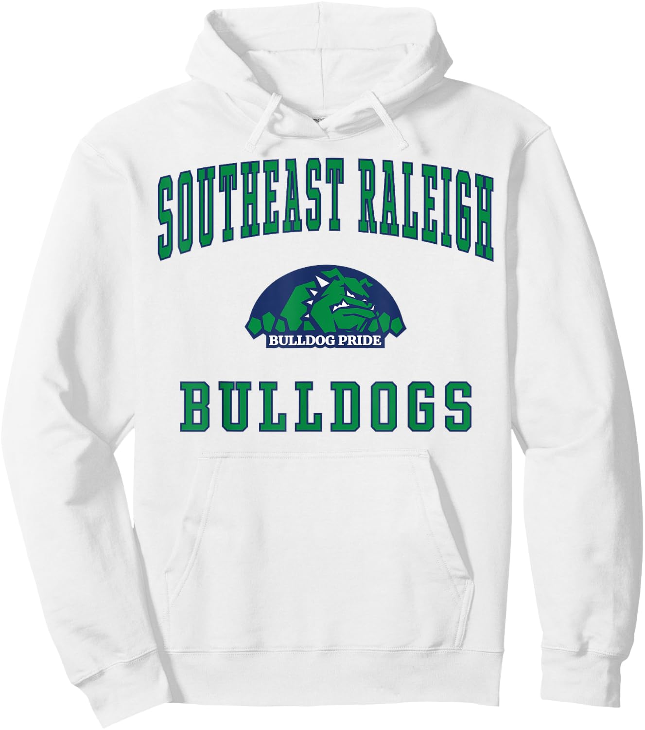 Southeast Raleigh High School Bulldogs Hoodie - Hoodie | White