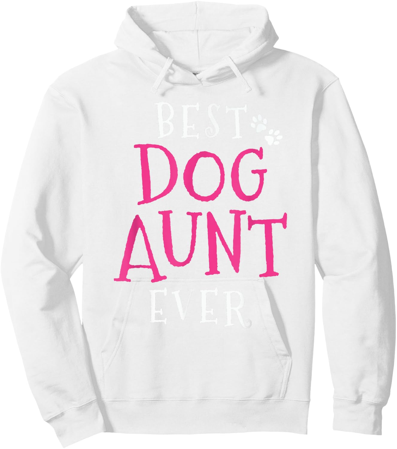 Aunt Dog Best Puppy Aunts Gift Hoodie - Hoodie | White