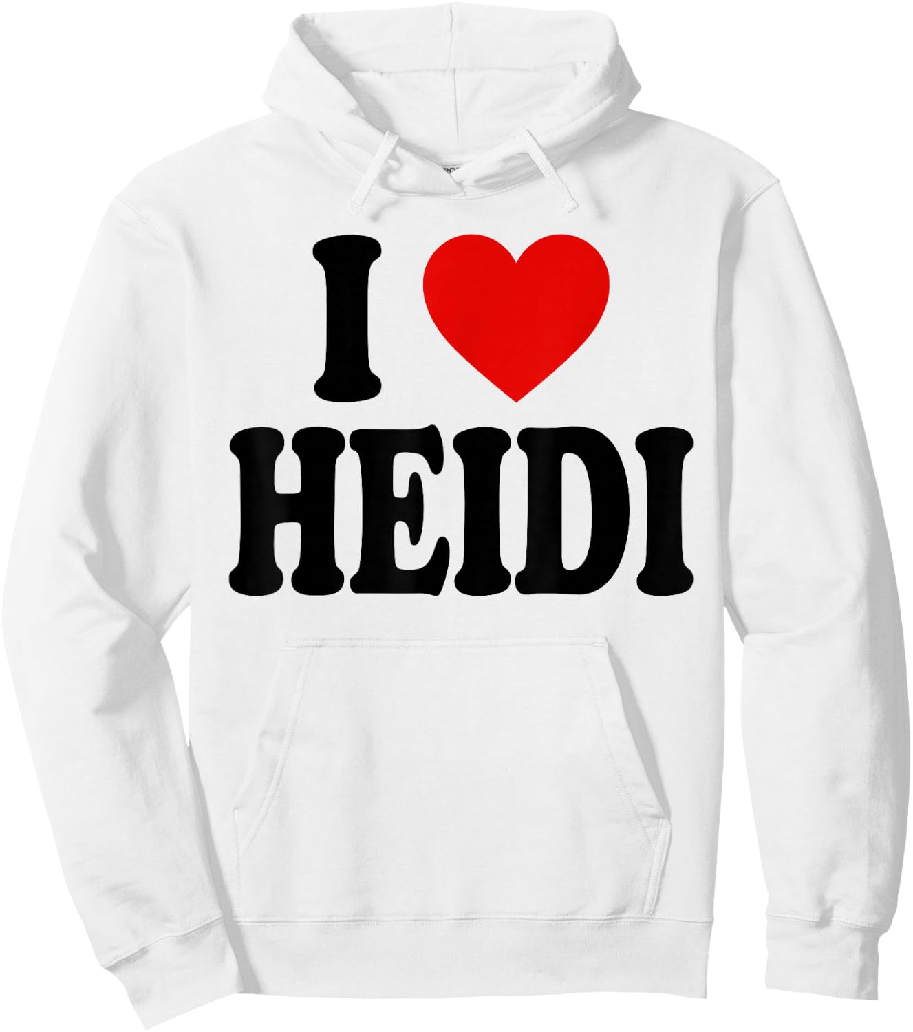 I Heart Love Heidi Hoodie - Hoodie | White