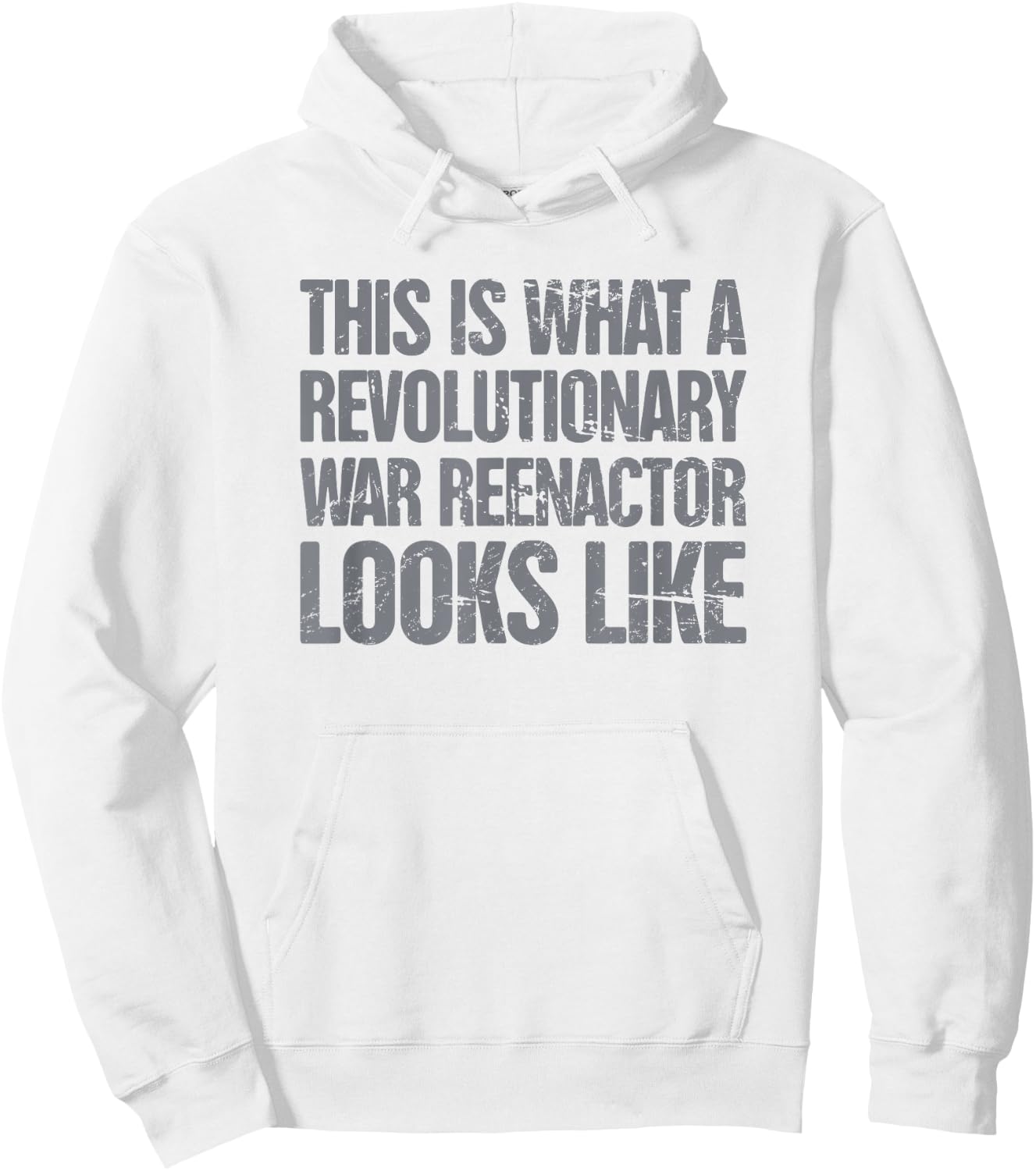 1776 American Revolutionary War | Reenactor Hoodie - Hoodie | White