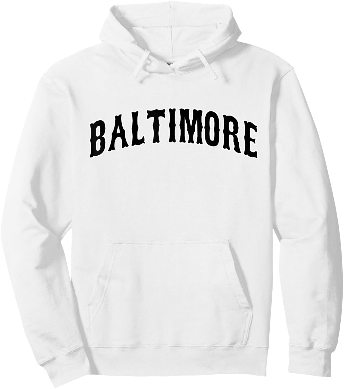 Baltimore - Throwback Design - Classic Hoodie - Hoodie | White