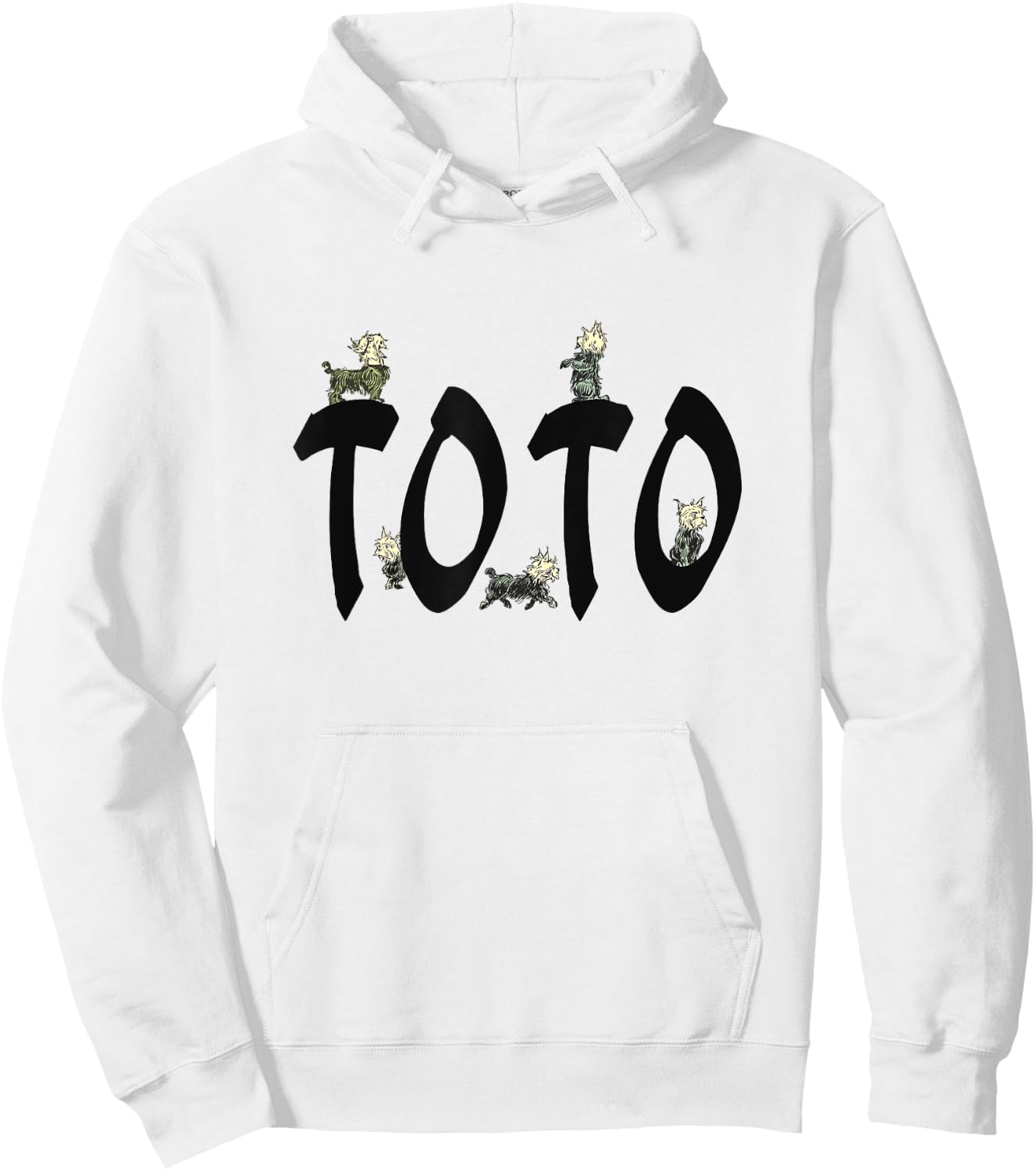 Toto Wizard of Oz, Cute Smart Famous Cairn Terrier Dog Art Hoodie - Hoodie | White
