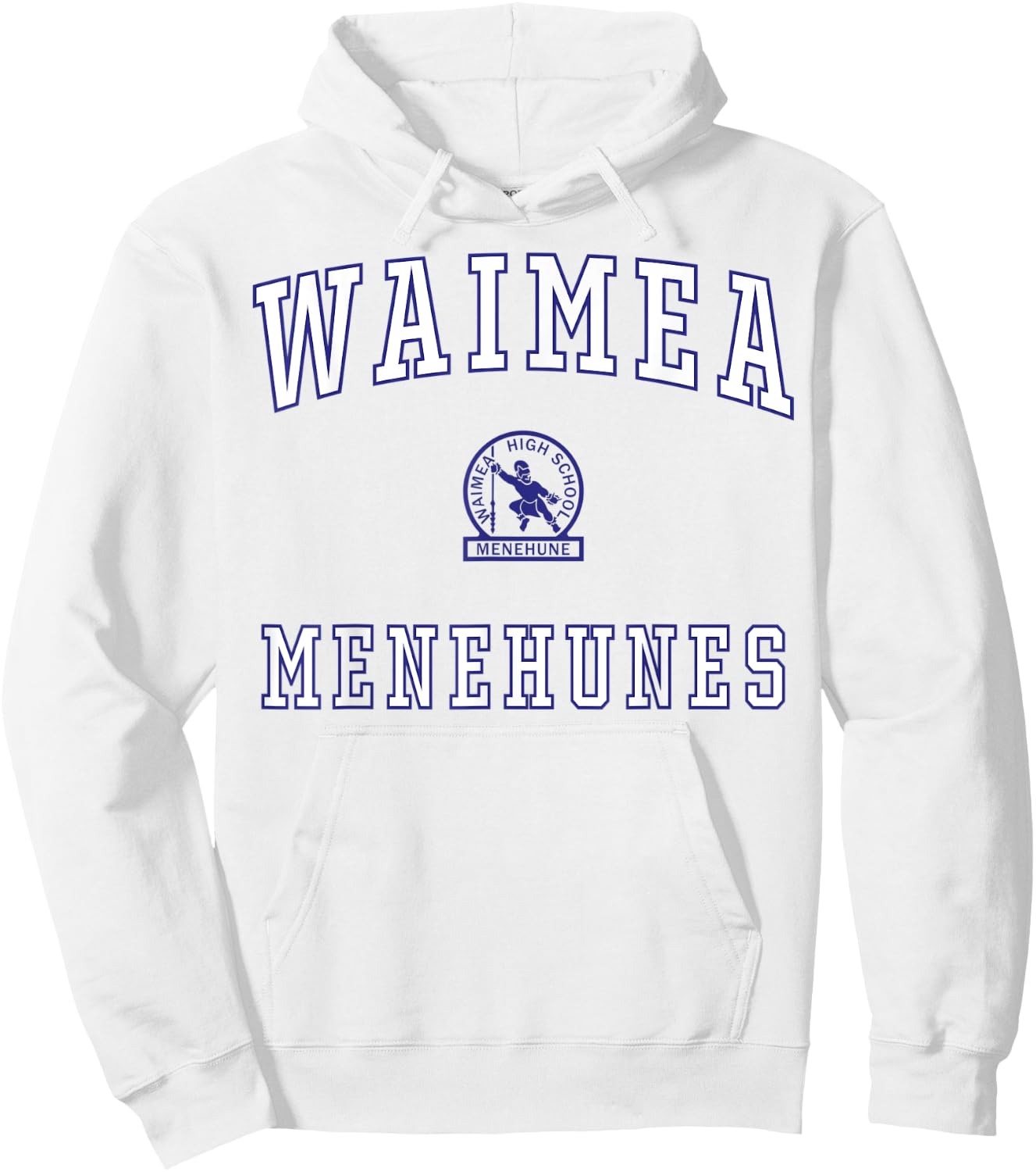 Waimea High School Menehunes Hoodie - Hoodie | White