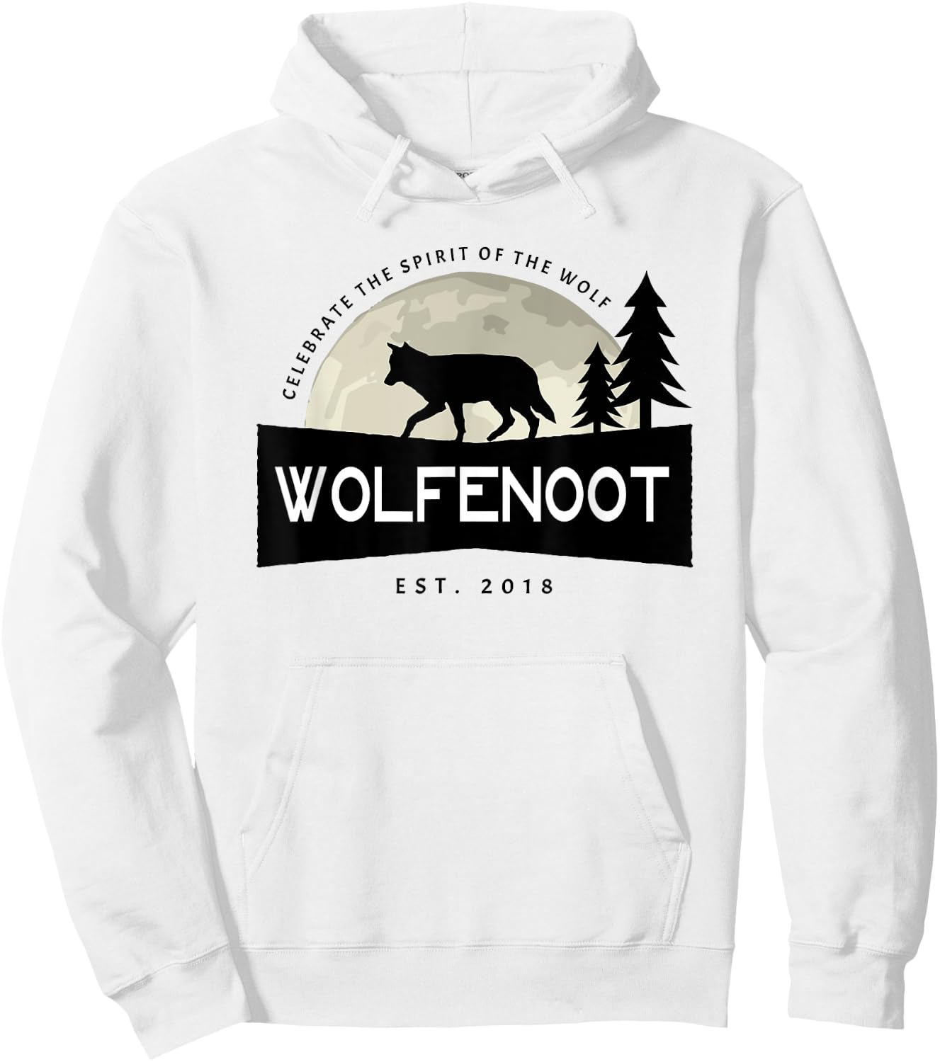 Wolfenoot Spirit of the Wolf Shirt Gift Hoodie - Hoodie | White