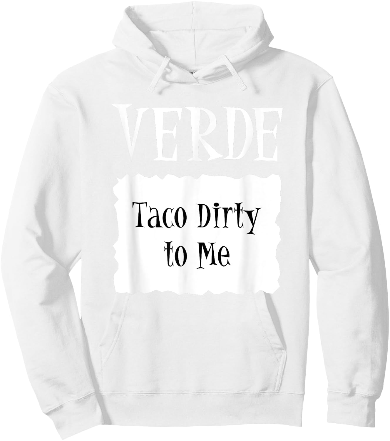 VERDE - Hot Packet Halloween Taco Costume Hoodie - Hoodie | White