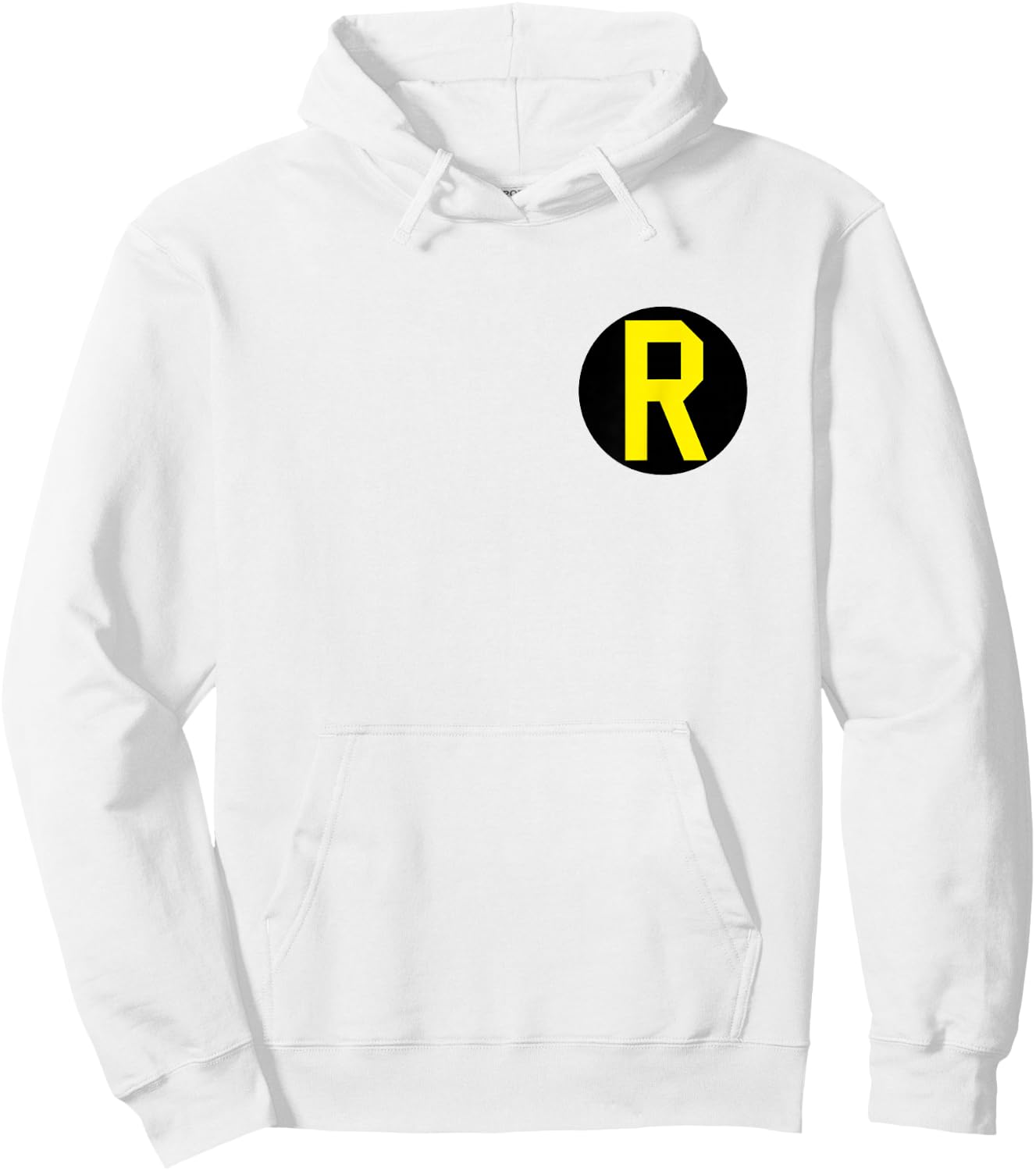 Batman Robin Left Chest Logo Hoodie - Hoodie | White
