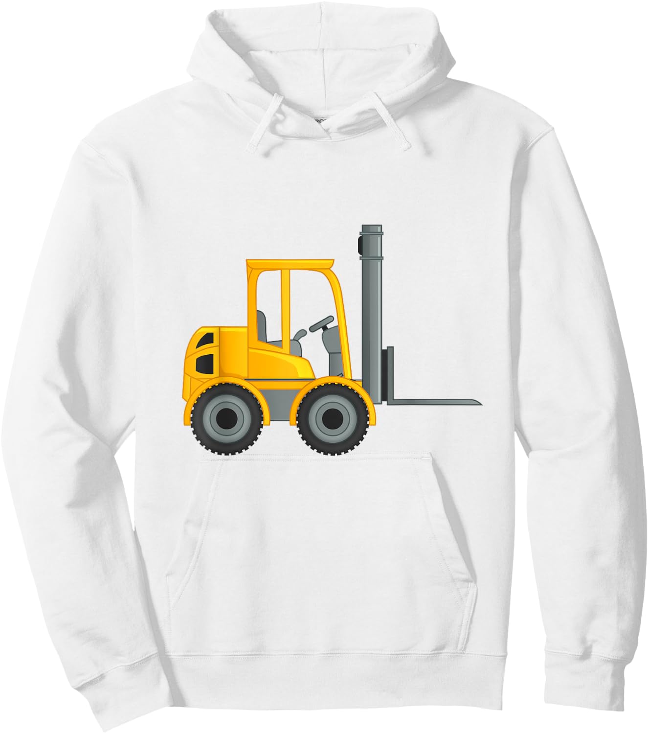 Forklift for Kids Lift Truck Hoodie - Hoodie | White