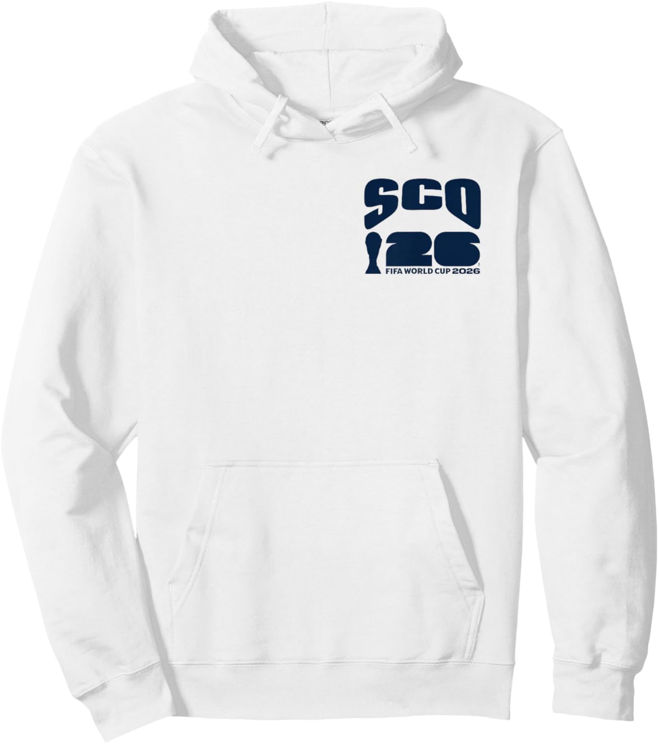 FIFA World CUP26 Scotland Ball in Goal Hoodie - Hoodie | White