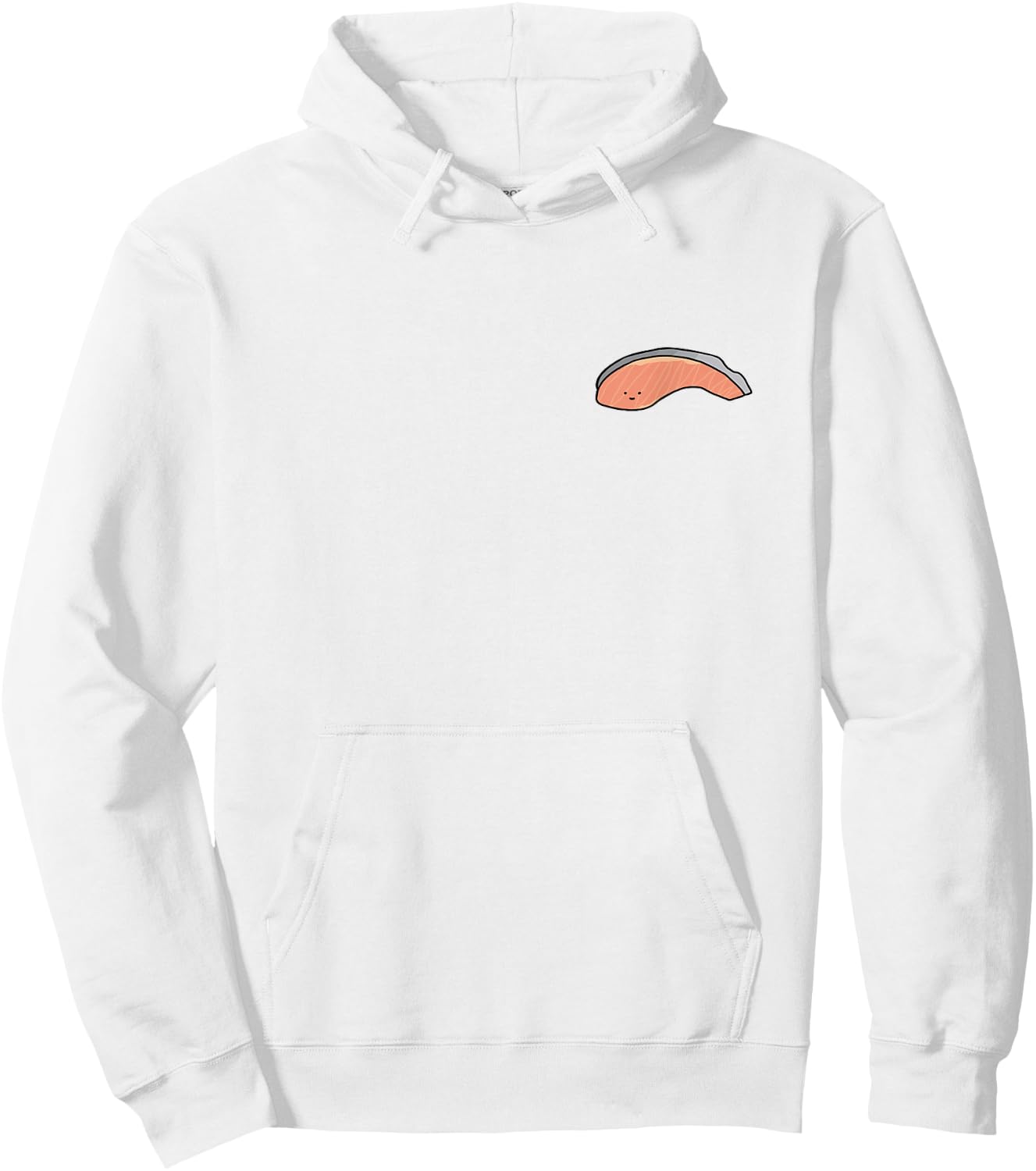 Sanrio Kirimichan Front and Back Logo Shirt Hoodie - Hoodie | White