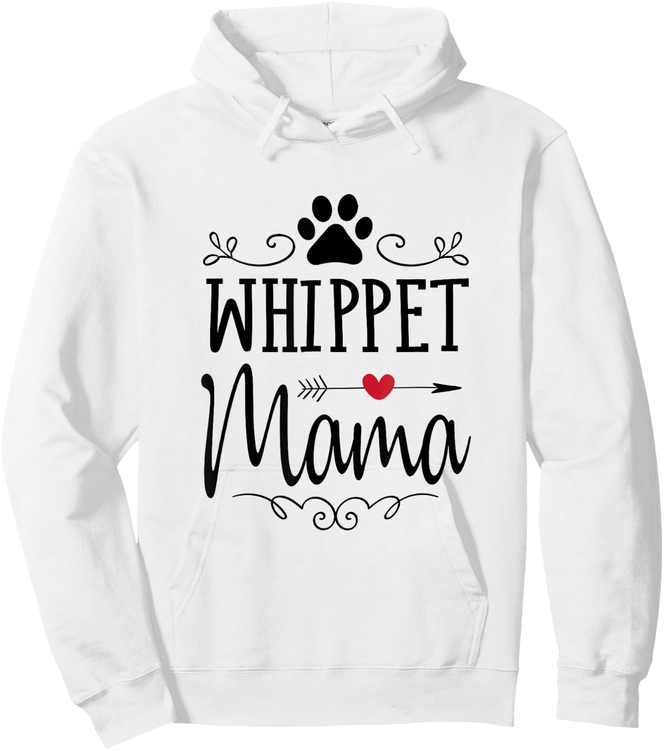 Whippet Mama - Funny Whippet Shirt Gift Whippet Lover Hoodie - Hoodie | White
