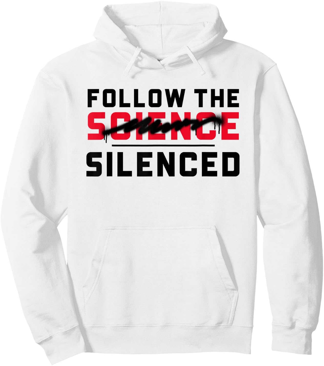 Follow the (science) silenced Hoodie - Hoodie | White