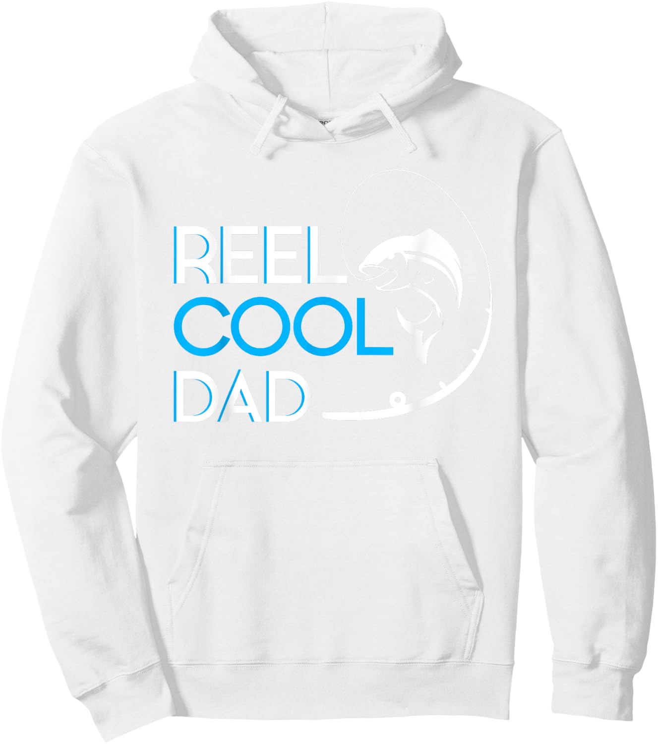 Reel Cool Dad Hoodie - Hoodie | White