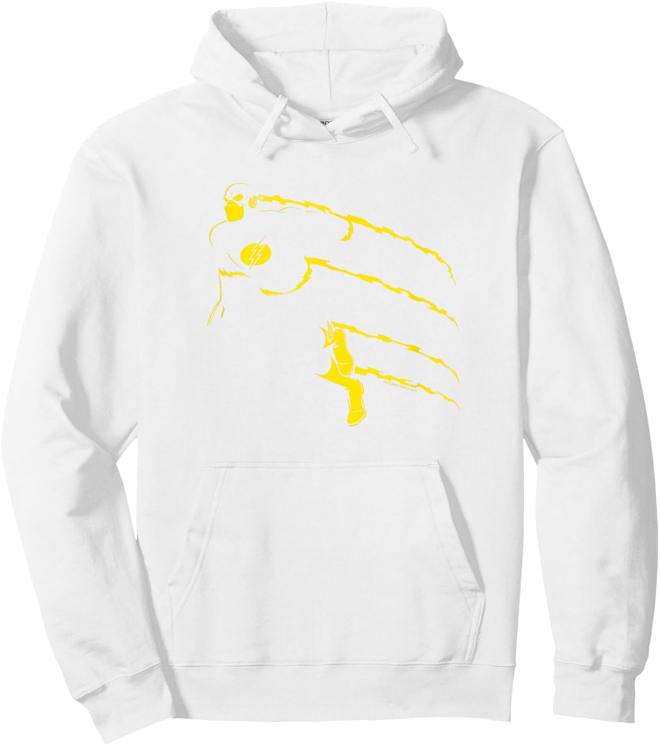 DC Comics The Flash -Adults & Kids Red Short Sleeve - Small Hoodie - Hoodie | White