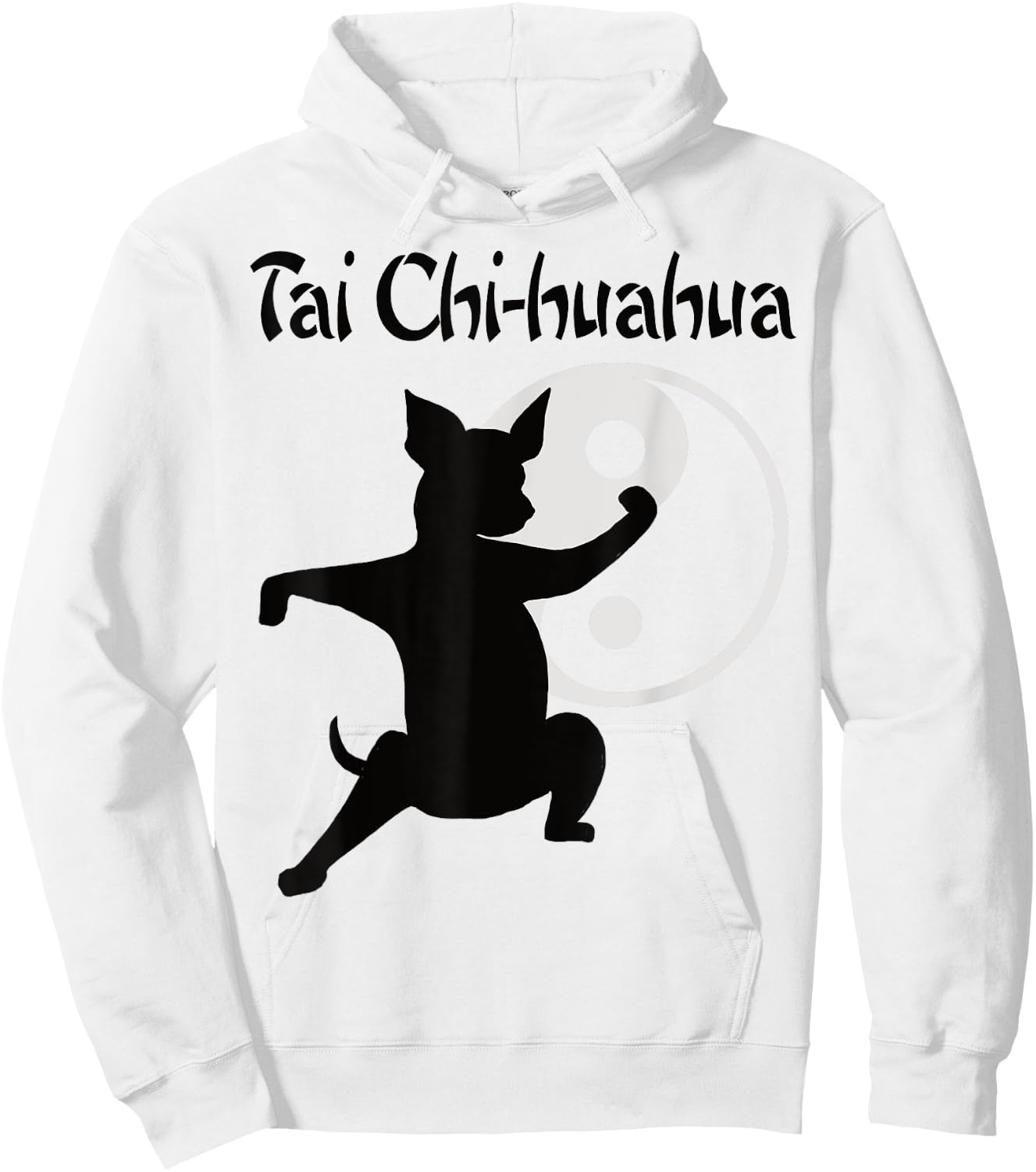 Chihuahua Animals Tai Chi Kung Fu Hoodie - Hoodie | White