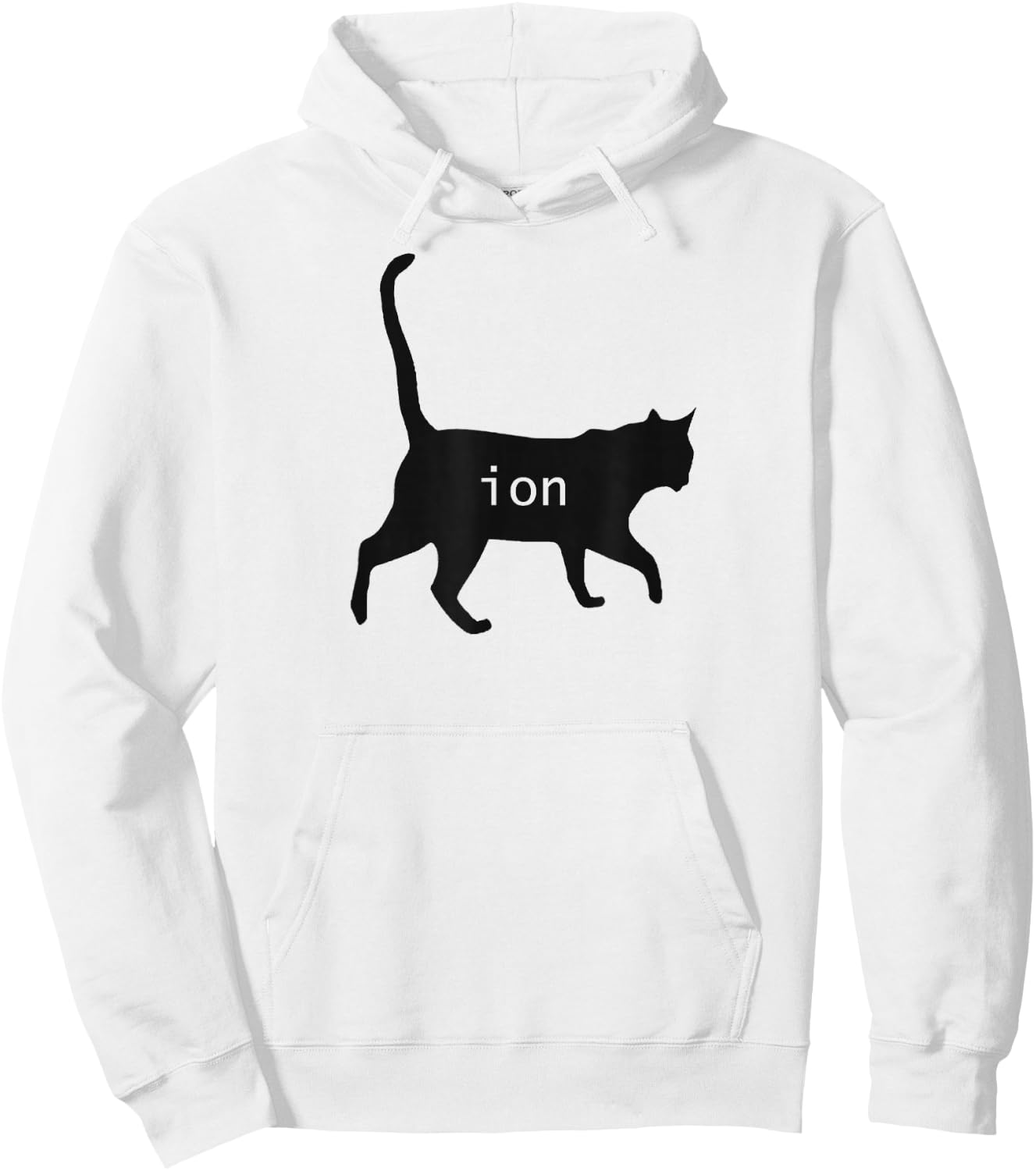Cation Joke Cute Science Cat Funny Chemistry Teacher Gift Hoodie - Hoodie | White