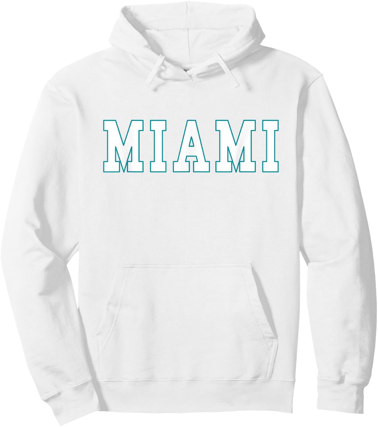 Miami - Throwback Design - Classic Hoodie - Hoodie | White