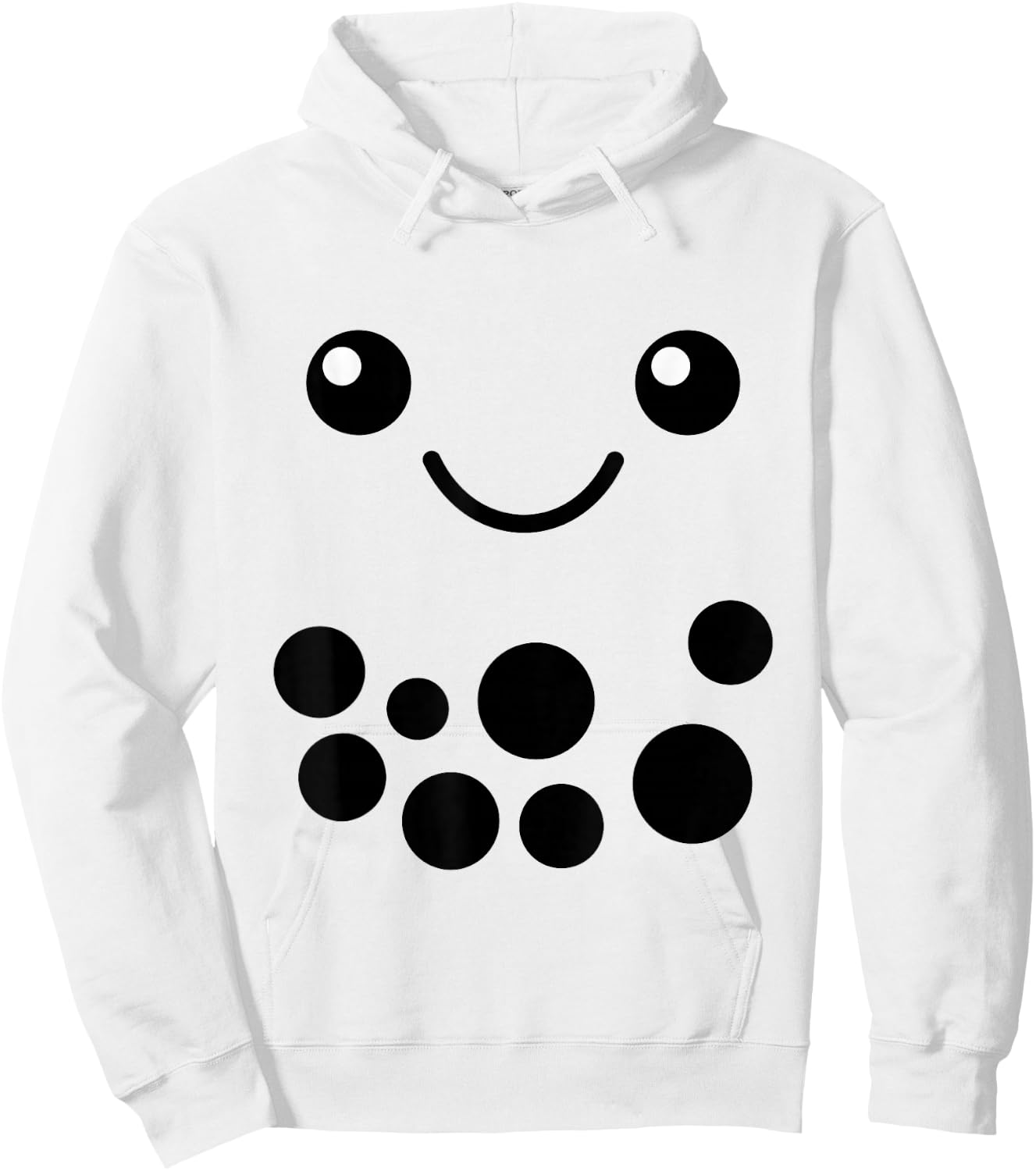 Blueberry Milk Bubble Tea Costume Boba Tea Halloween Costume Hoodie - Hoodie | White