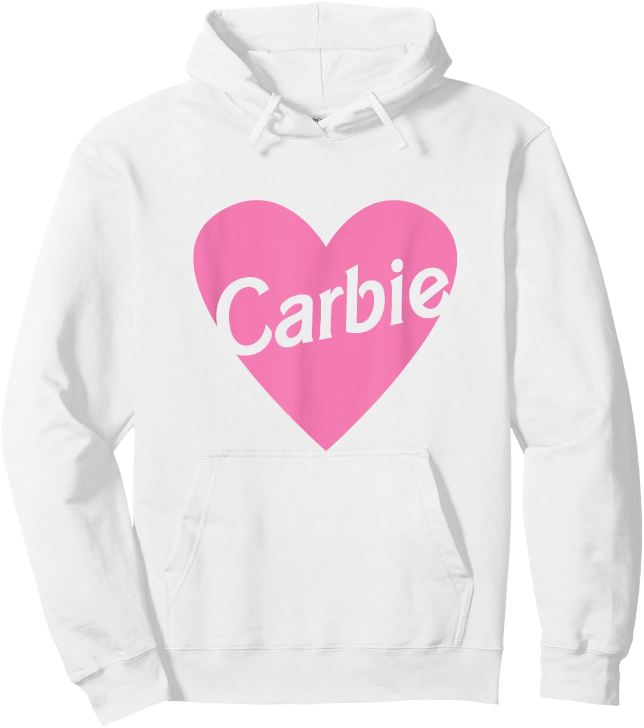Carbie - Carbie Girl Funny Pizza Hoodie - Hoodie | White