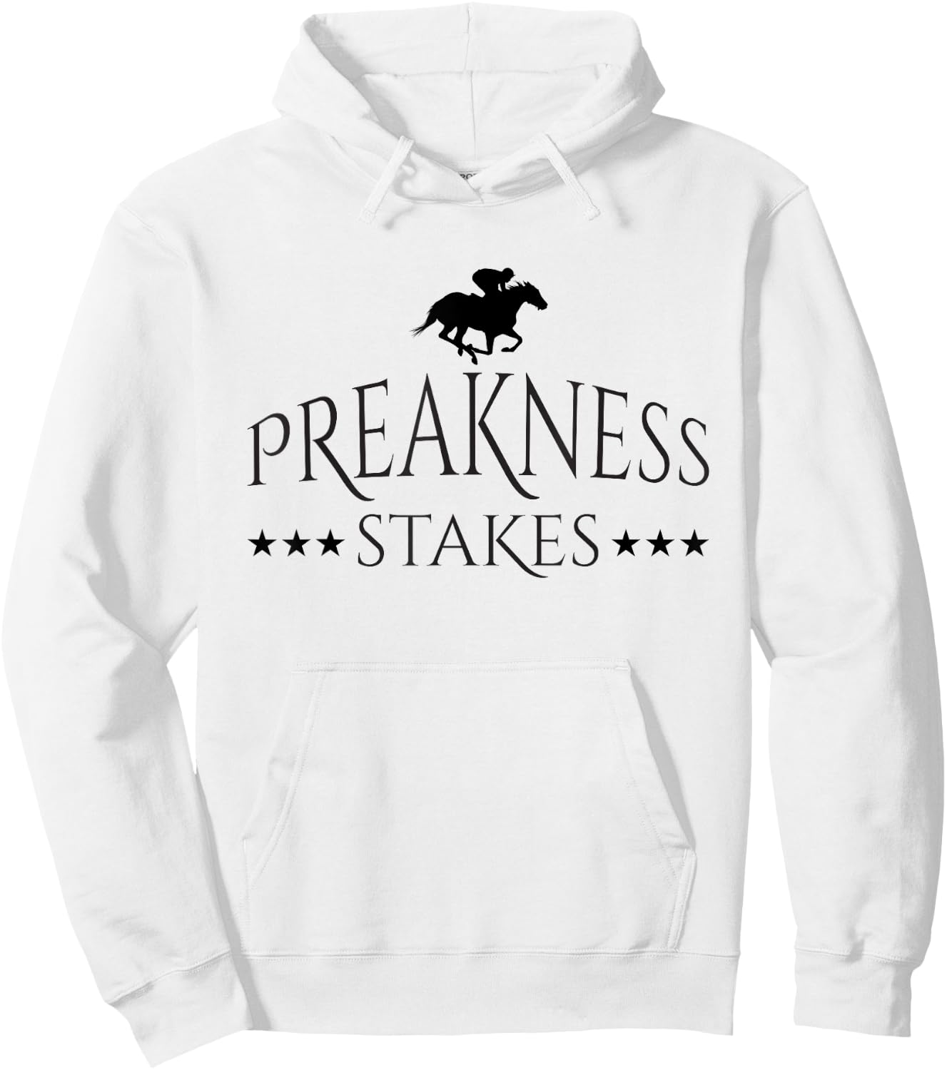 Preakness Horse Racing Shirts , Stakes Apparel Hoodie - Hoodie | White