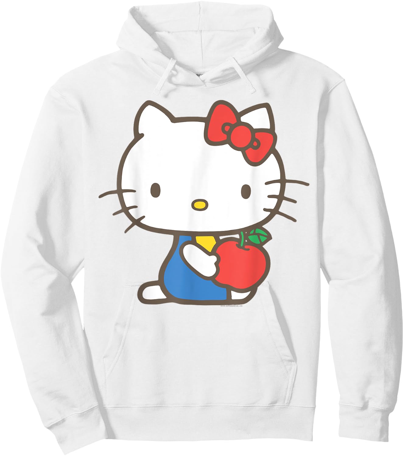 Hello Kitty Retro Apple Design Shirt Hoodie - Hoodie | White