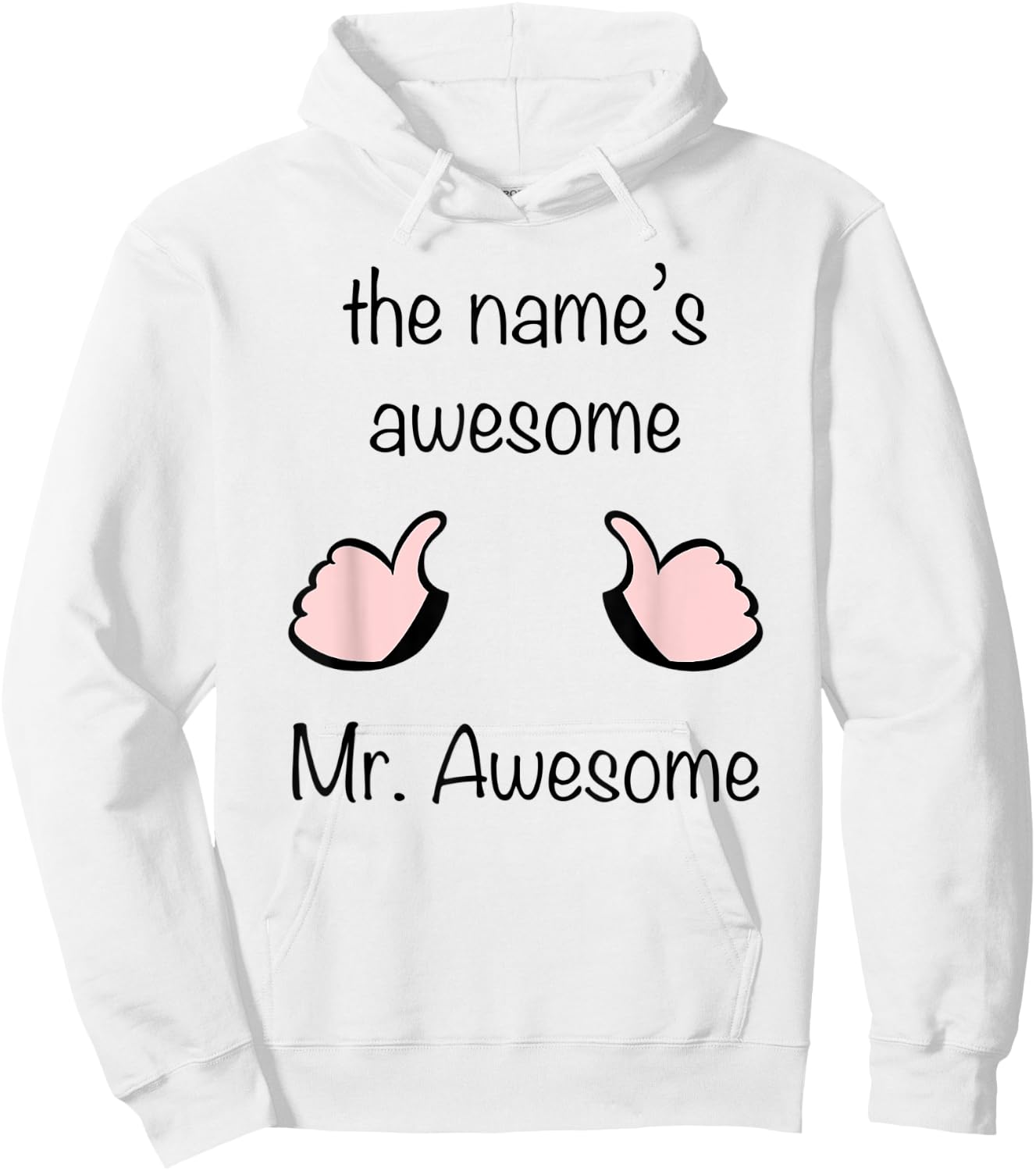 Mr. Awesome Hoodie - Hoodie | White