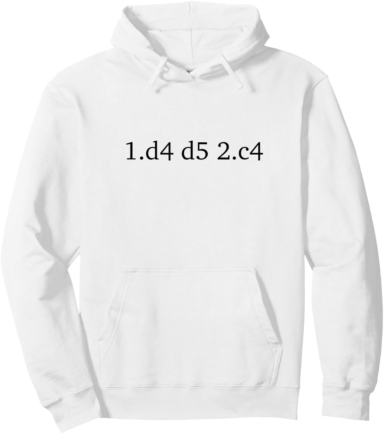 Queen's Gambit Cool Chess for Chess Lovers Hoodie - Hoodie | White