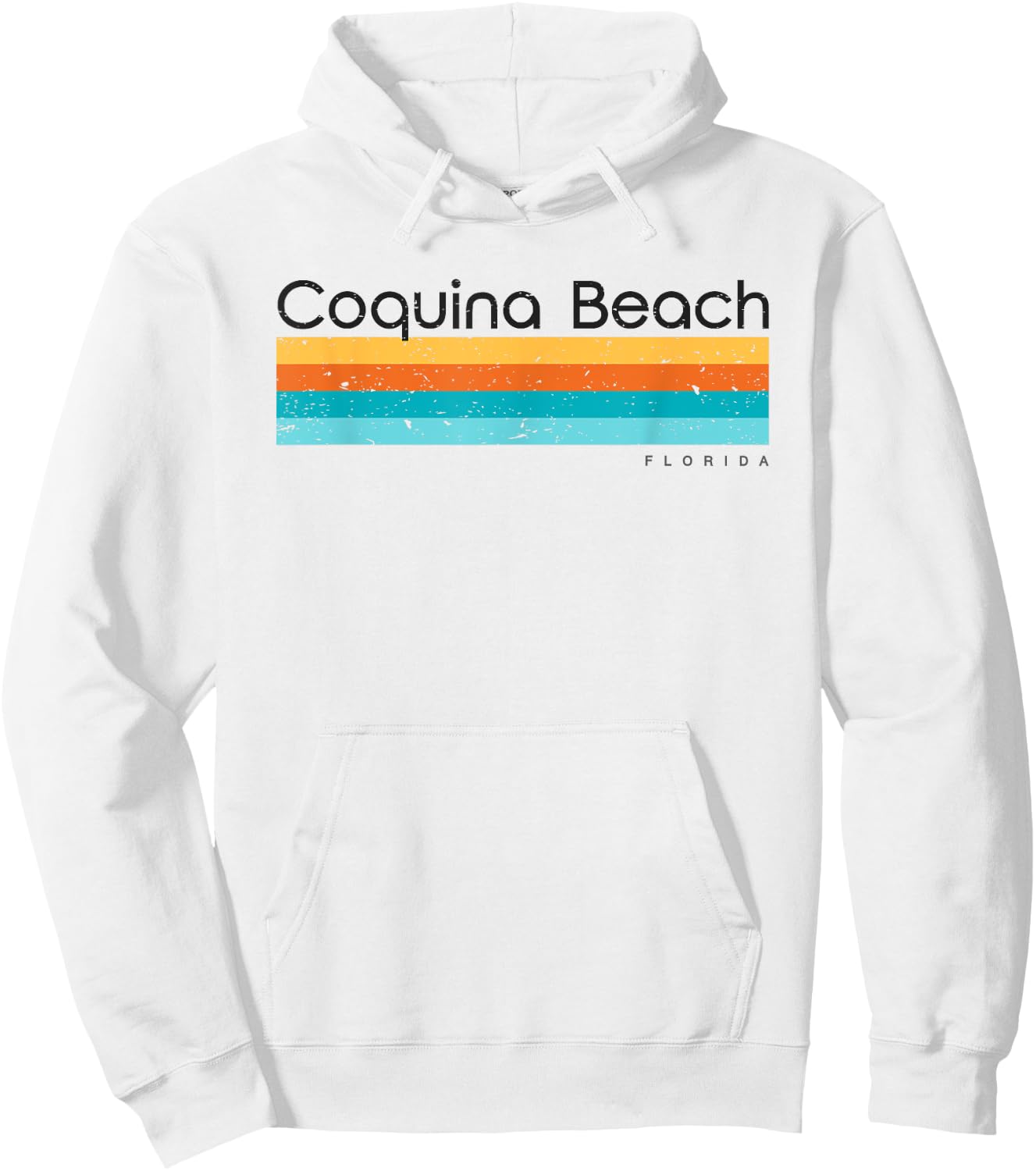 Coquina Beach, Bradenton Beach, Florida FL Women Kids Hoodie - Hoodie | White