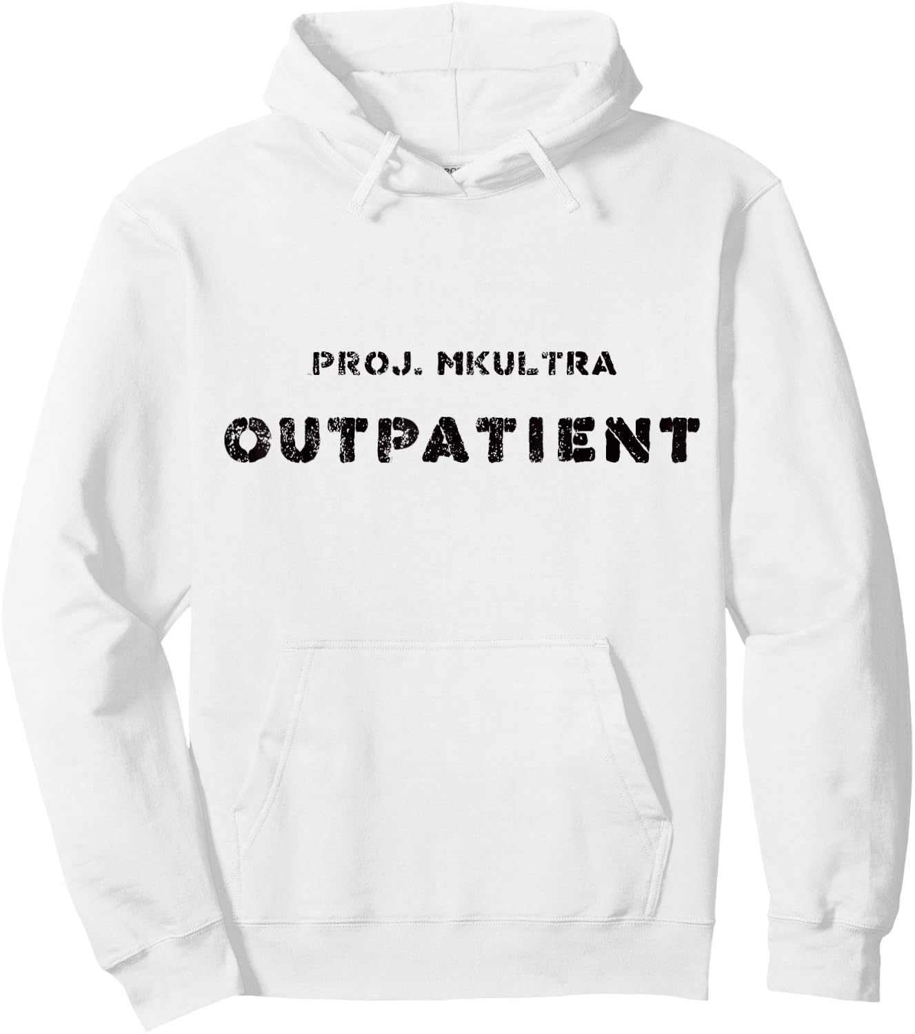 Cool Conspiracy Theory Project MKULTRA Outpatient Hoodie - Hoodie | White