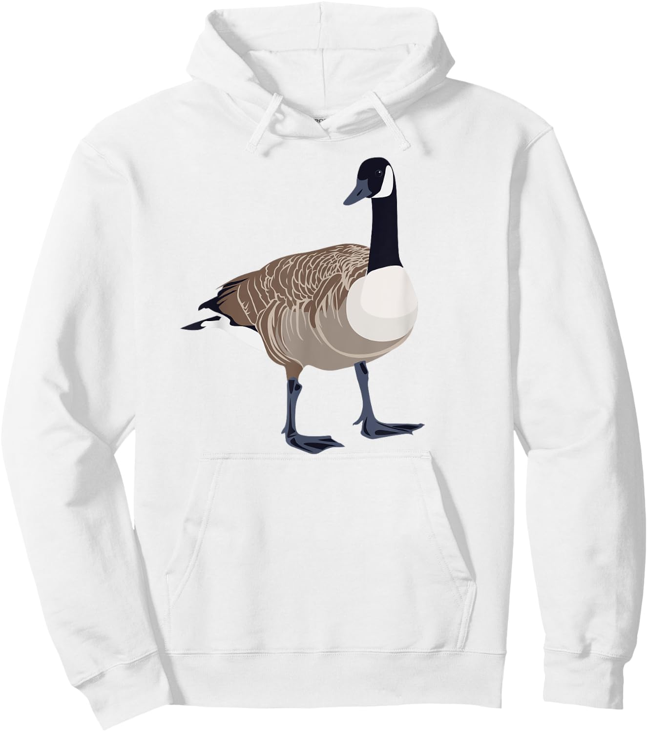 Canadian Goose Shirt Funny Cute Nature Bird Gift Hunting Hoodie - Hoodie | White