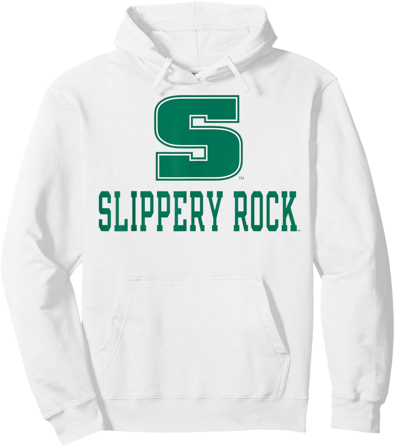 Slippery Rock The Rock Sportsmanship Gray Hoodie - Hoodie | White