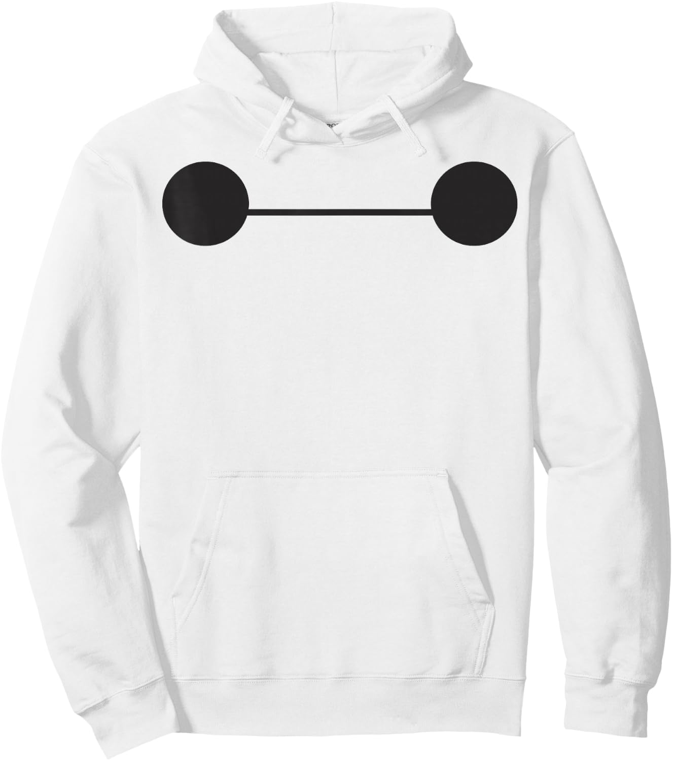 Disney Big Hero 6 Baymax Eyes Halloween Hoodie - Hoodie | White