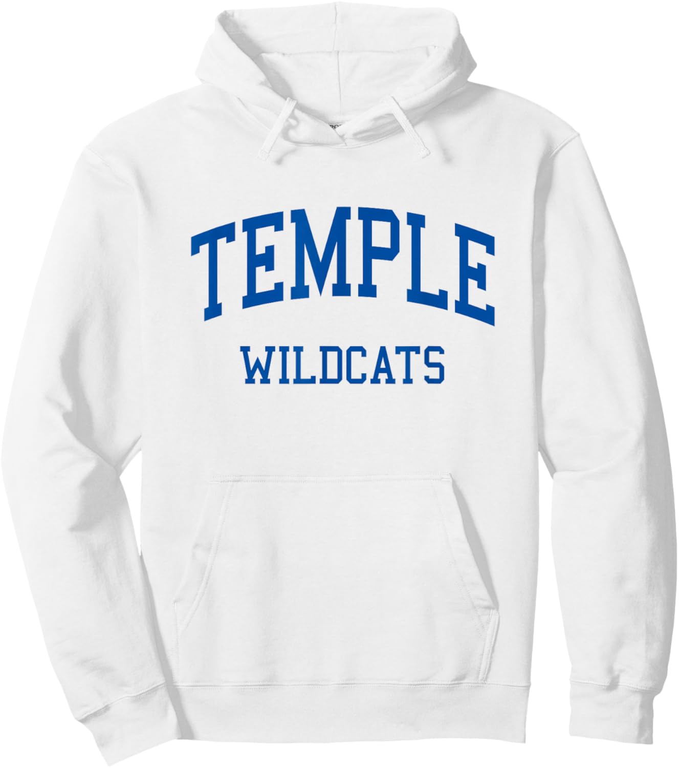 Temple High School HS Temple TX Retro Hoodie - Hoodie | White