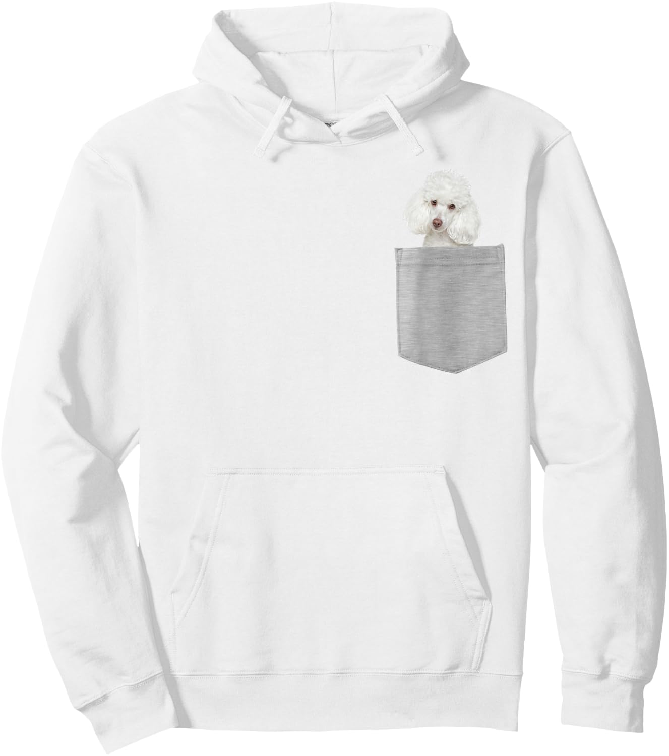 Dog in Your Pocket Poodle Men Women Kids Hoodie - Hoodie | White