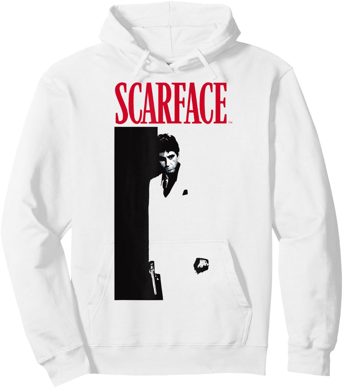 Scarface Original Movie Poster Hoodie - Hoodie | White