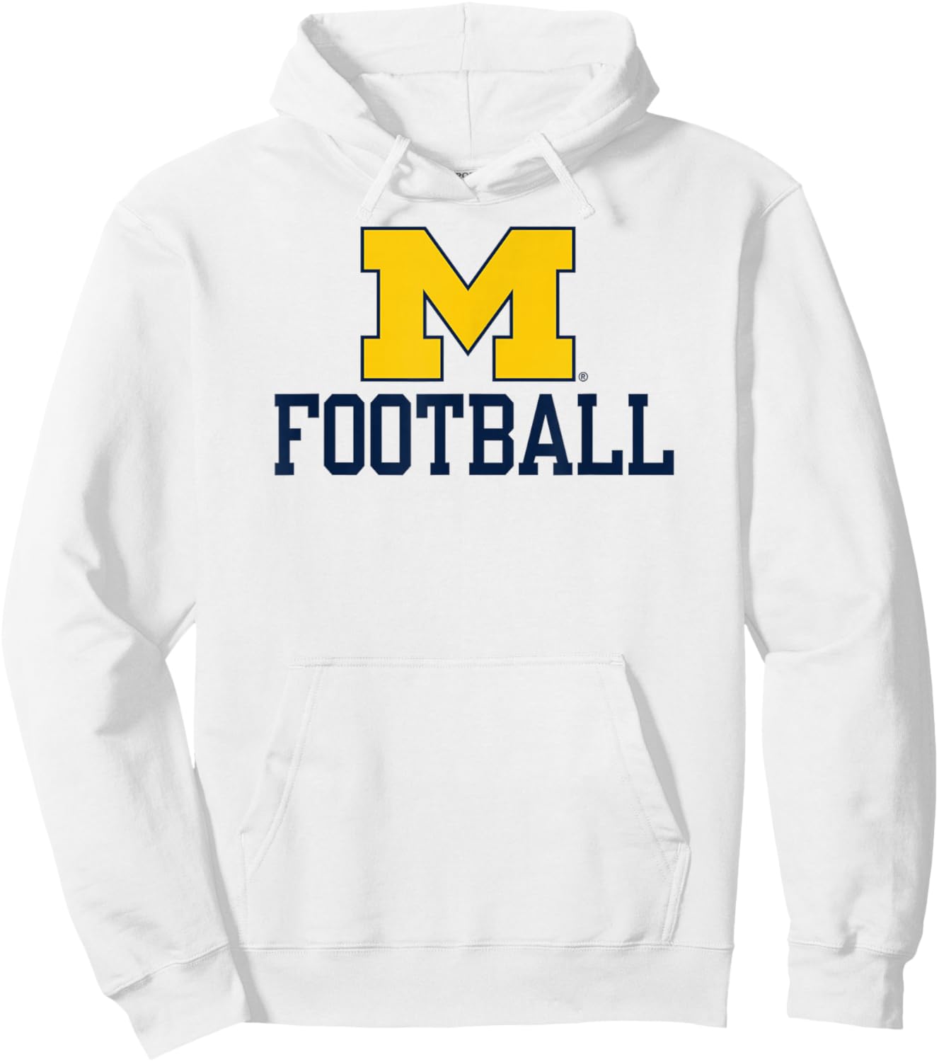 Michigan Wolverines Football Icon Officially Licensed Hoodie - Hoodie | White