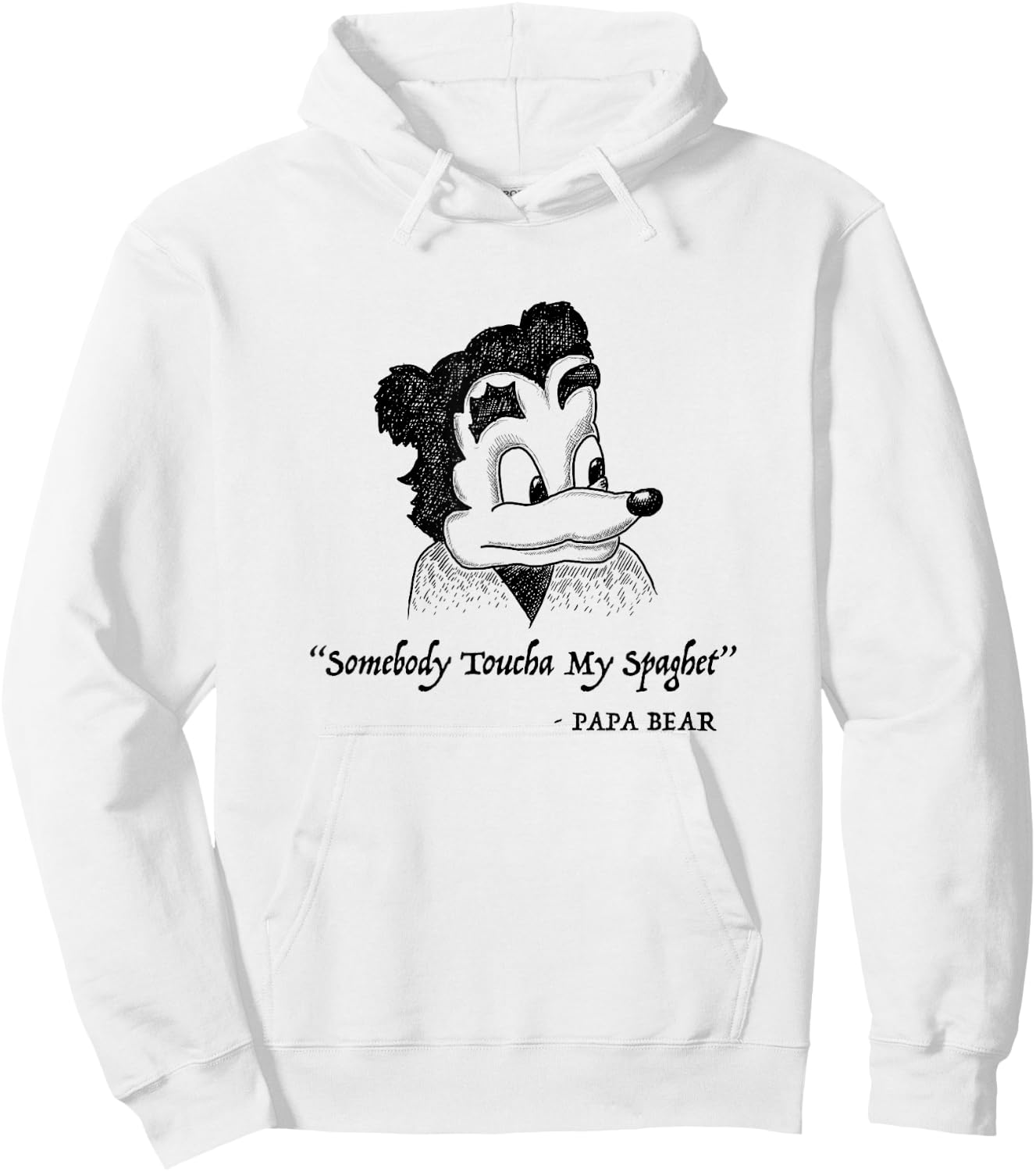 Somebody Toucha My Spaghet Spaghet Meme Hoodie - Hoodie | White