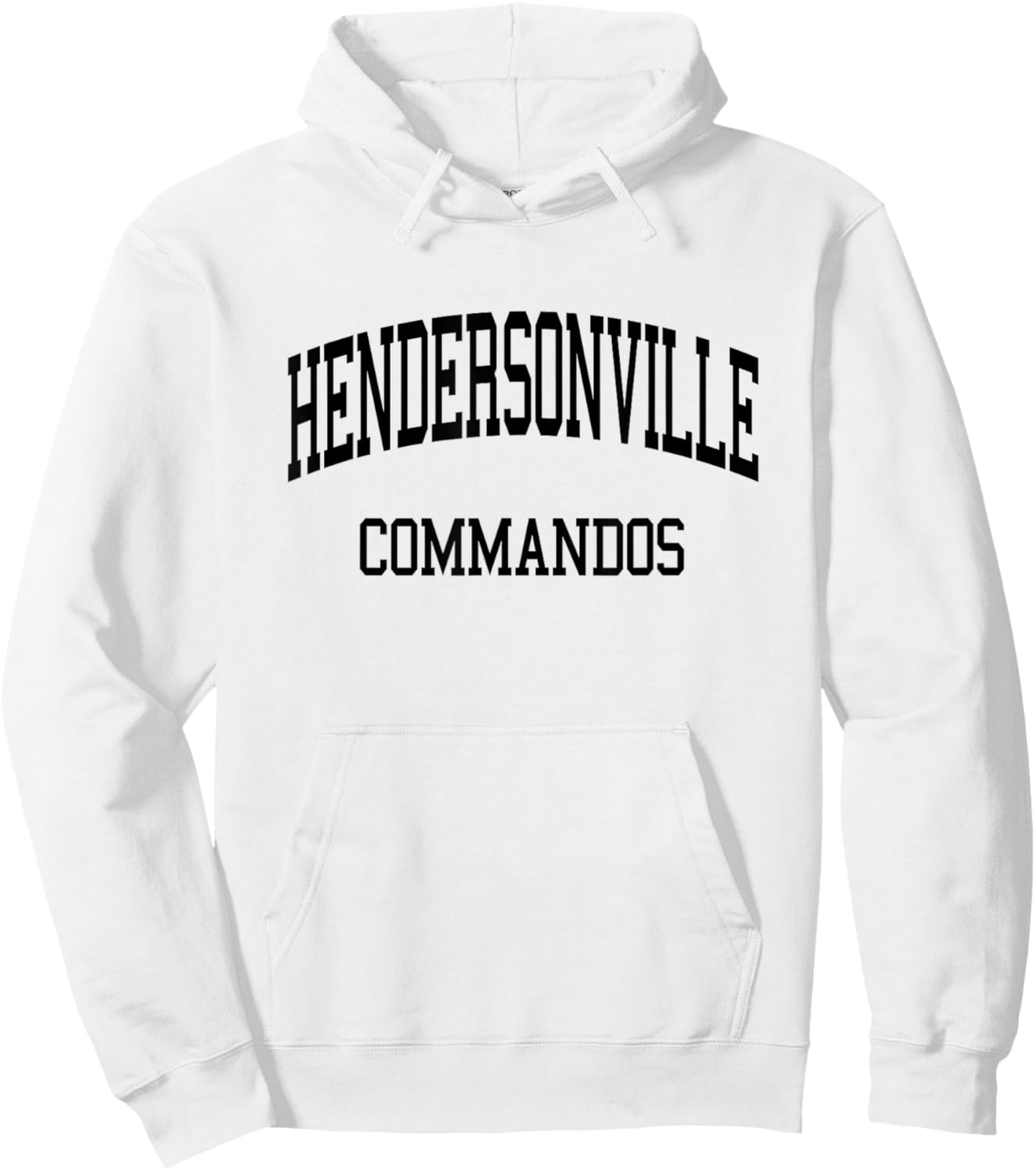 Hendersonville High School HS Hendersonville TN Retro Hoodie - Hoodie | White