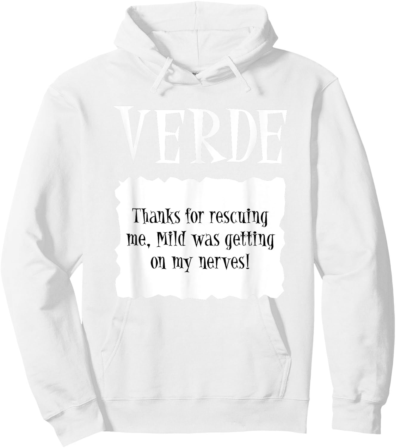 VERDE - Hot Packet Halloween Taco Costume Hoodie - Hoodie | White
