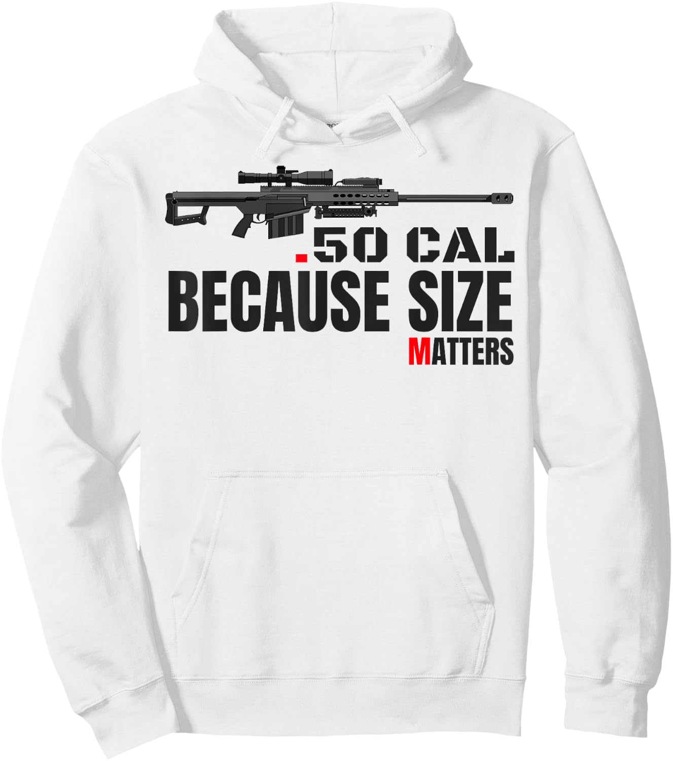 Barrett 50 Cal Gun Love 2nd Amendment Adult Pro Gun Army Hoodie - Hoodie | White