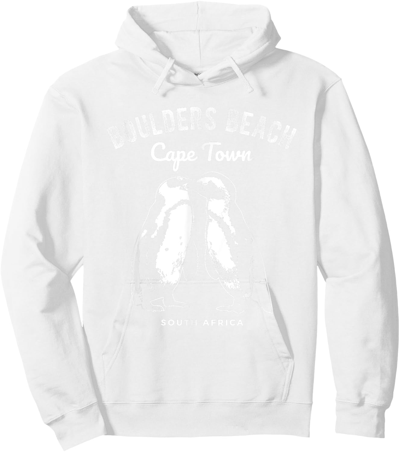 Cape Town Shirt Boulders Beach Penguin Women Kids Hoodie - Hoodie | White
