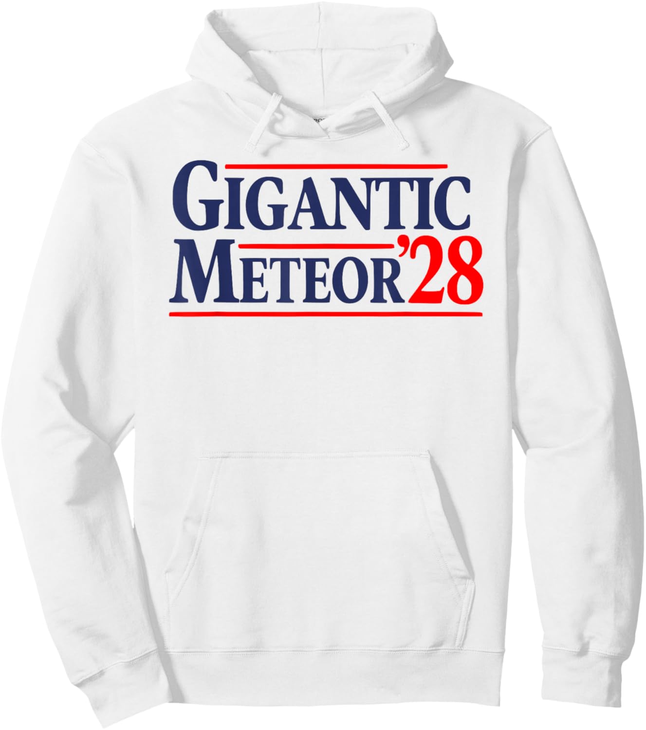 Gigantic Meteor '28 Funny USA America Hoodie - Hoodie | White