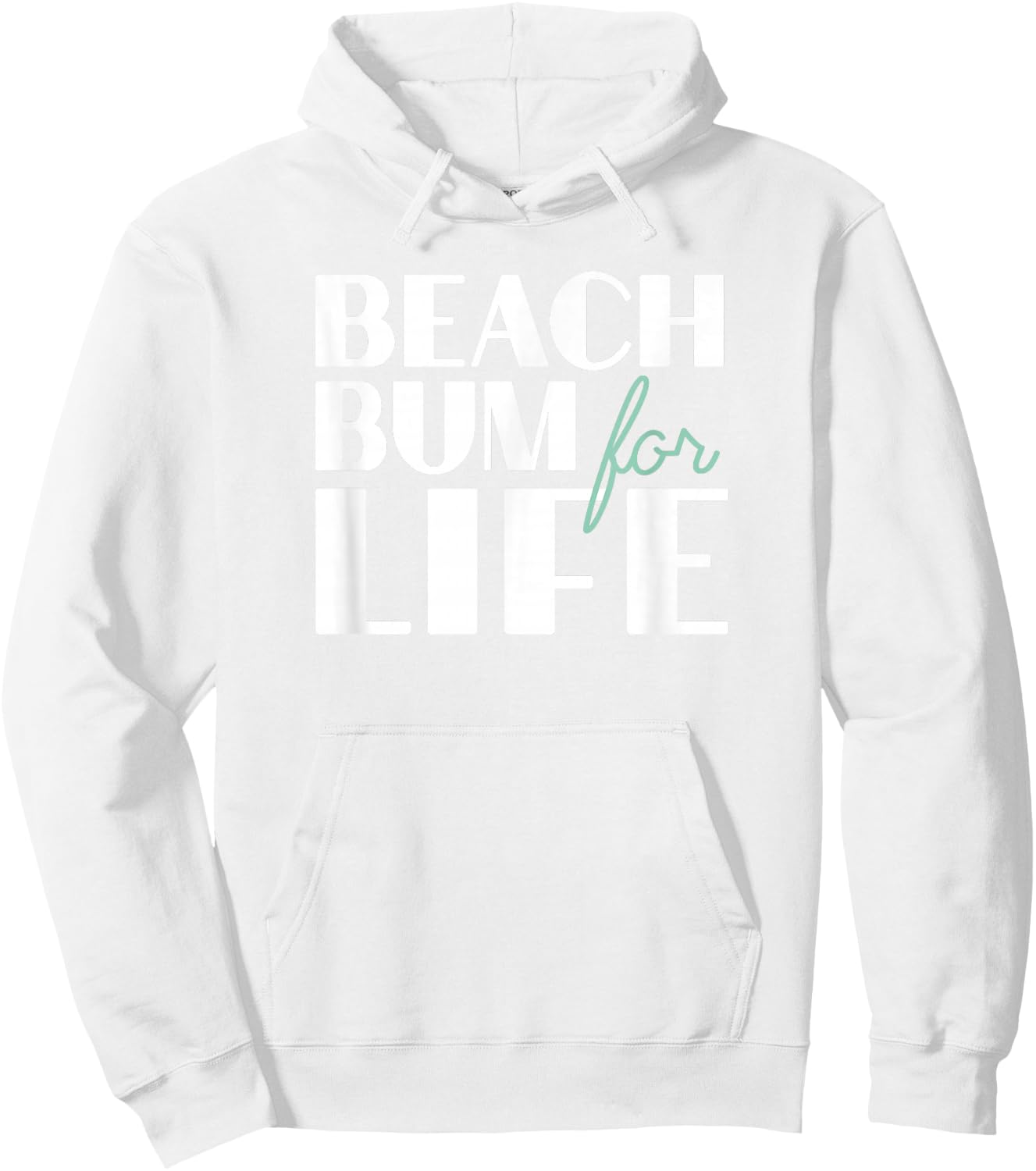 Beach Bum For Life , Gift Beach Vacations Hoodie - Hoodie | White