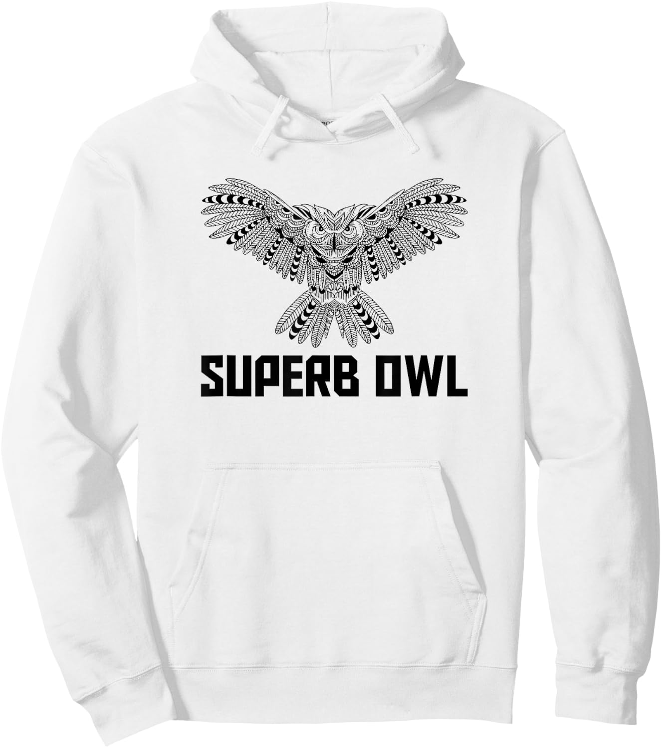The Feather Superb Owl Shirt - Owl Bird Shirt Hoodie - Hoodie | White
