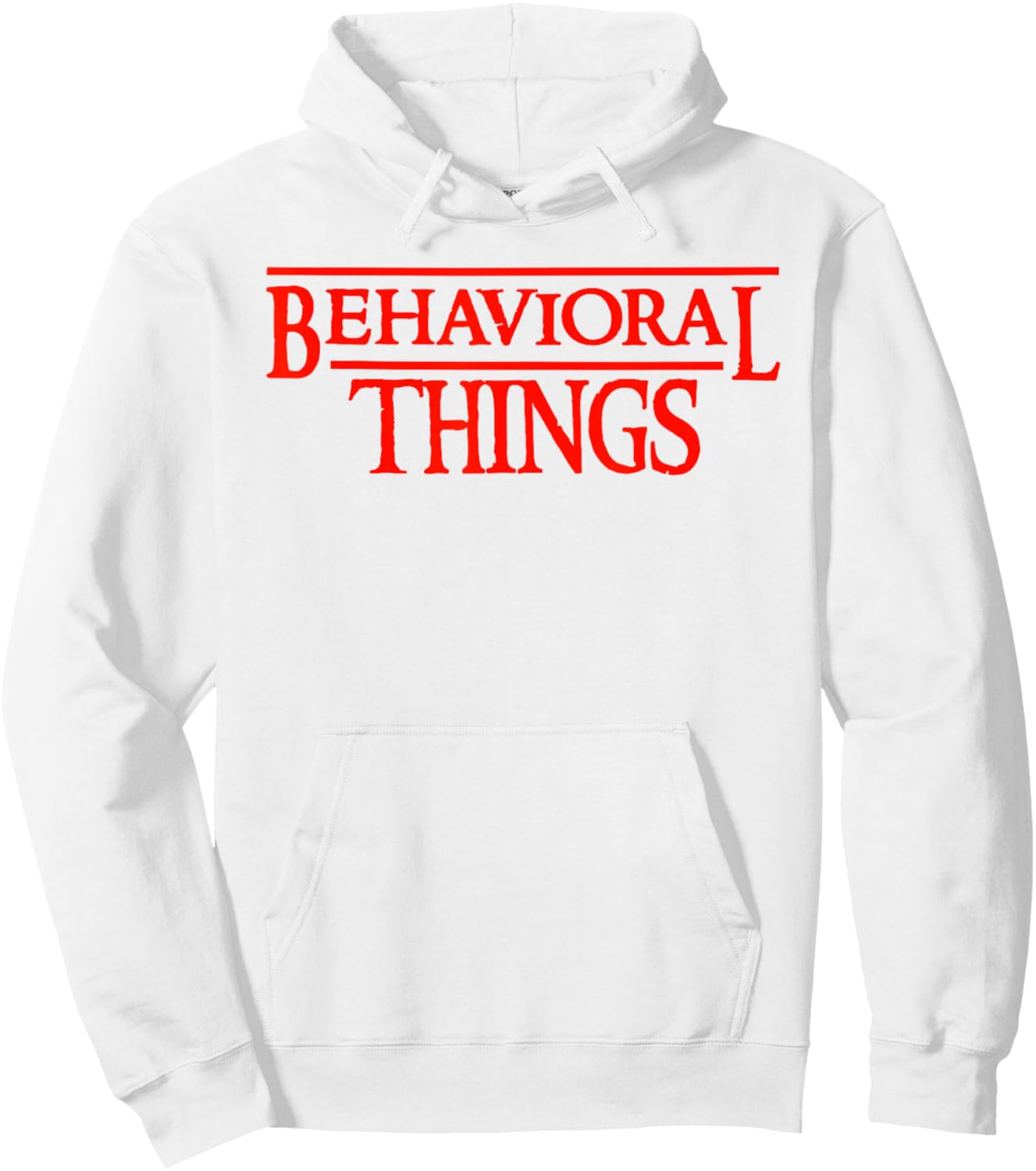 Behavioral Things ABA Therapist RBT Therapy Behaviour Team Hoodie - Hoodie | White