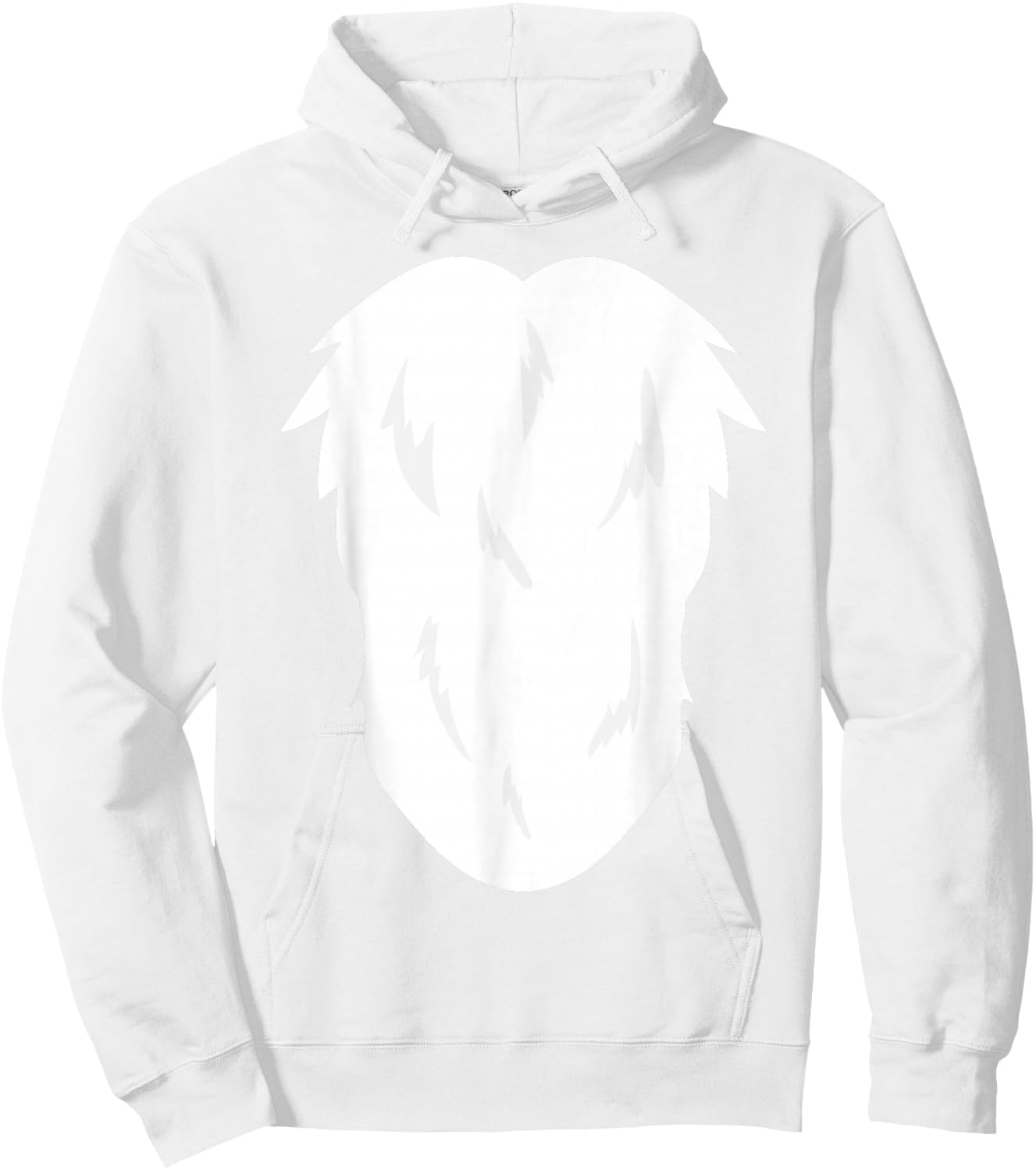 Koala Bear Body Belly Costume Easy Cute Hoodie - Hoodie | White