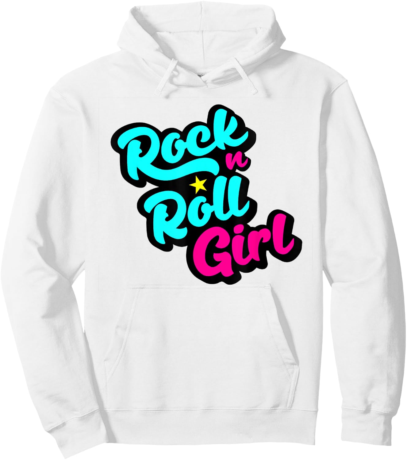 Rock N Roll Girl Ocean Fish Halloween Costumes Group Family Hoodie - Hoodie | White