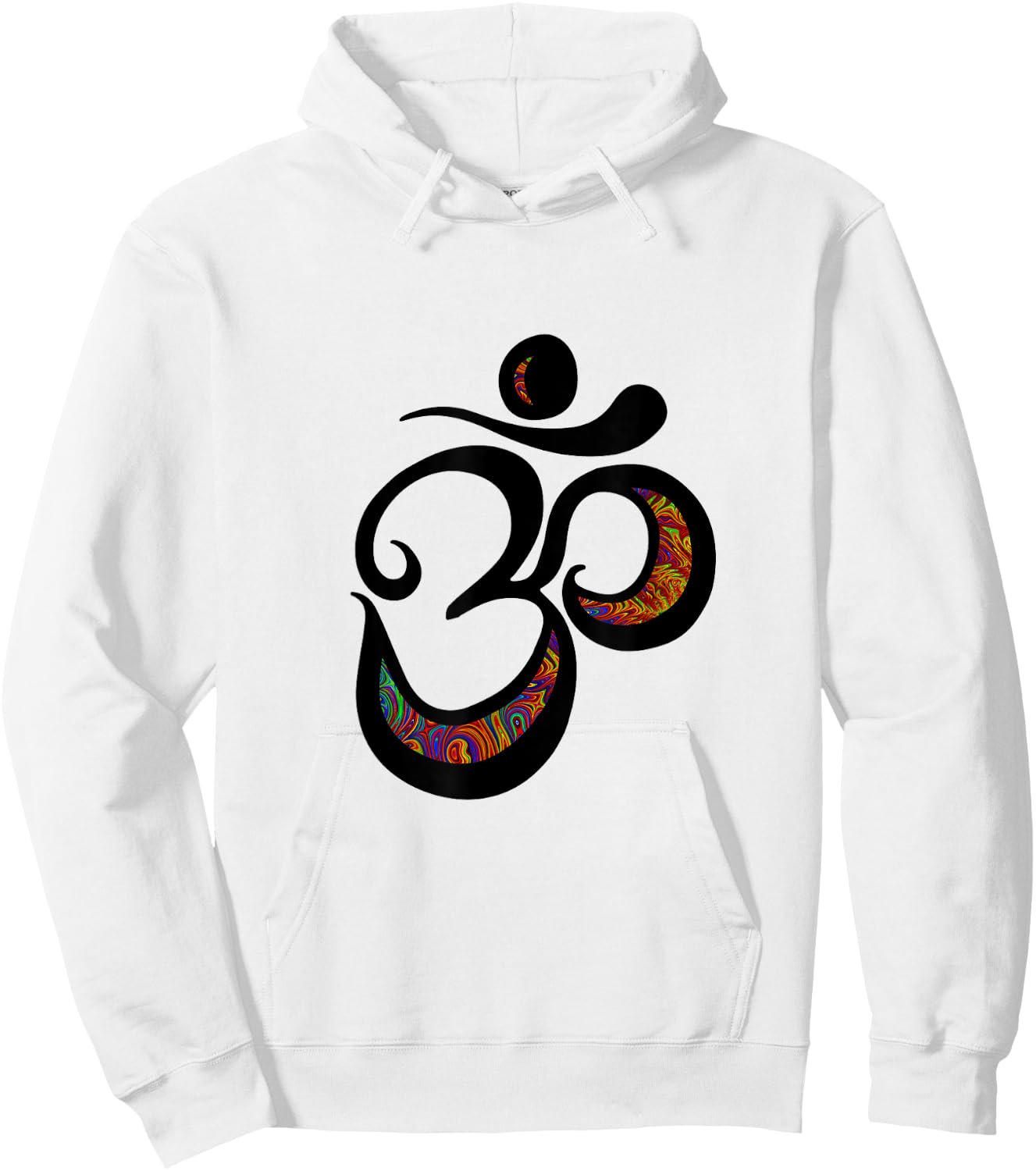 Om Symbol for Meditation and Yoga Hoodie - Hoodie | White